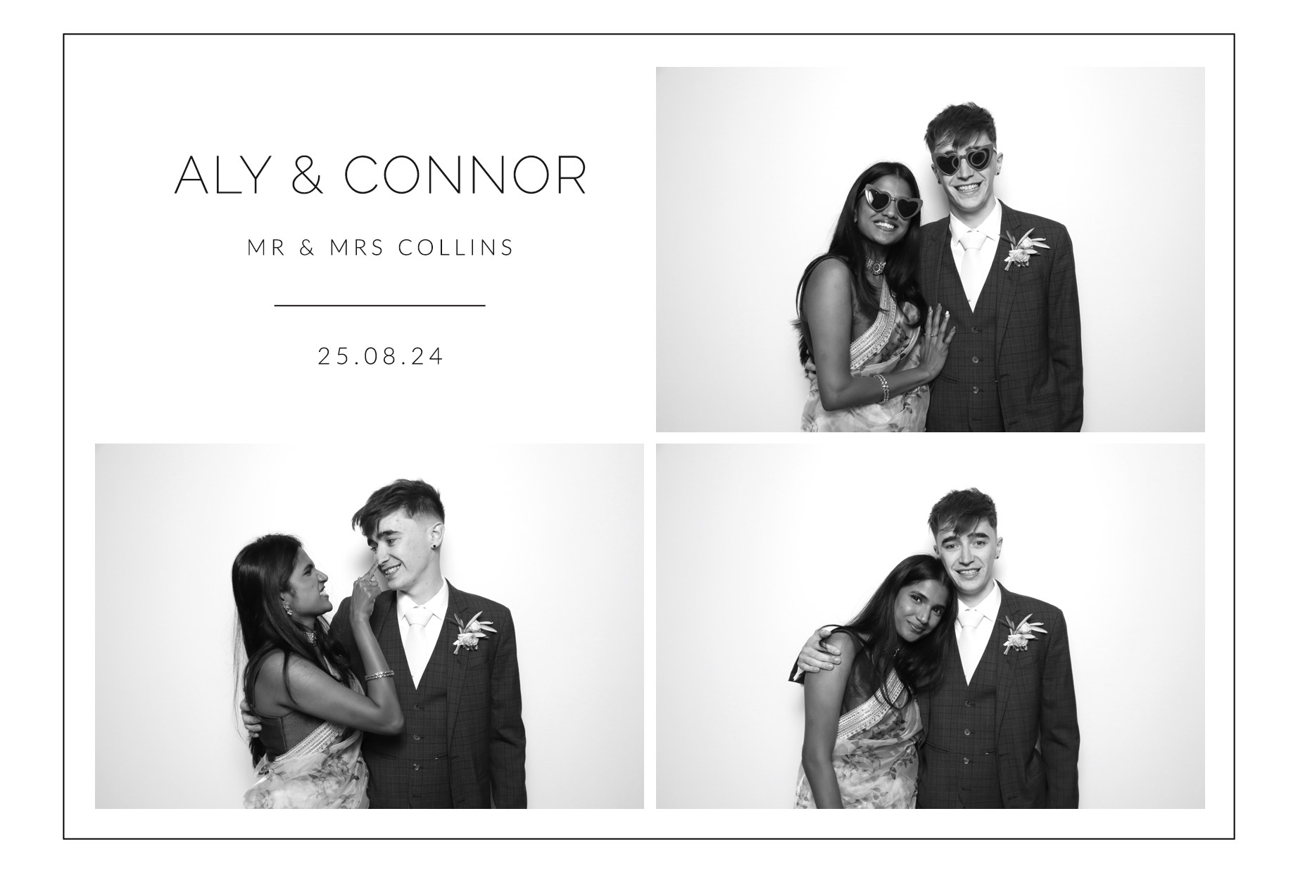 Aly & Connor | View more photos from the event at images.mobile-photo-booth.com/u/MobilePhotoBoothUK/Aly-Connor