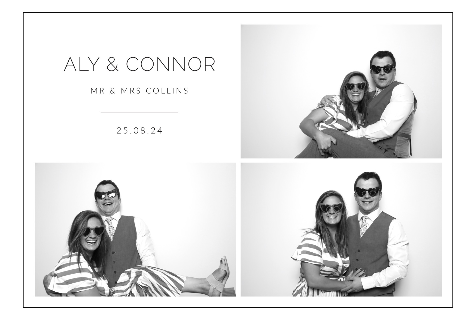 Aly & Connor | View more photos from the event at images.mobile-photo-booth.com/u/MobilePhotoBoothUK/Aly-Connor