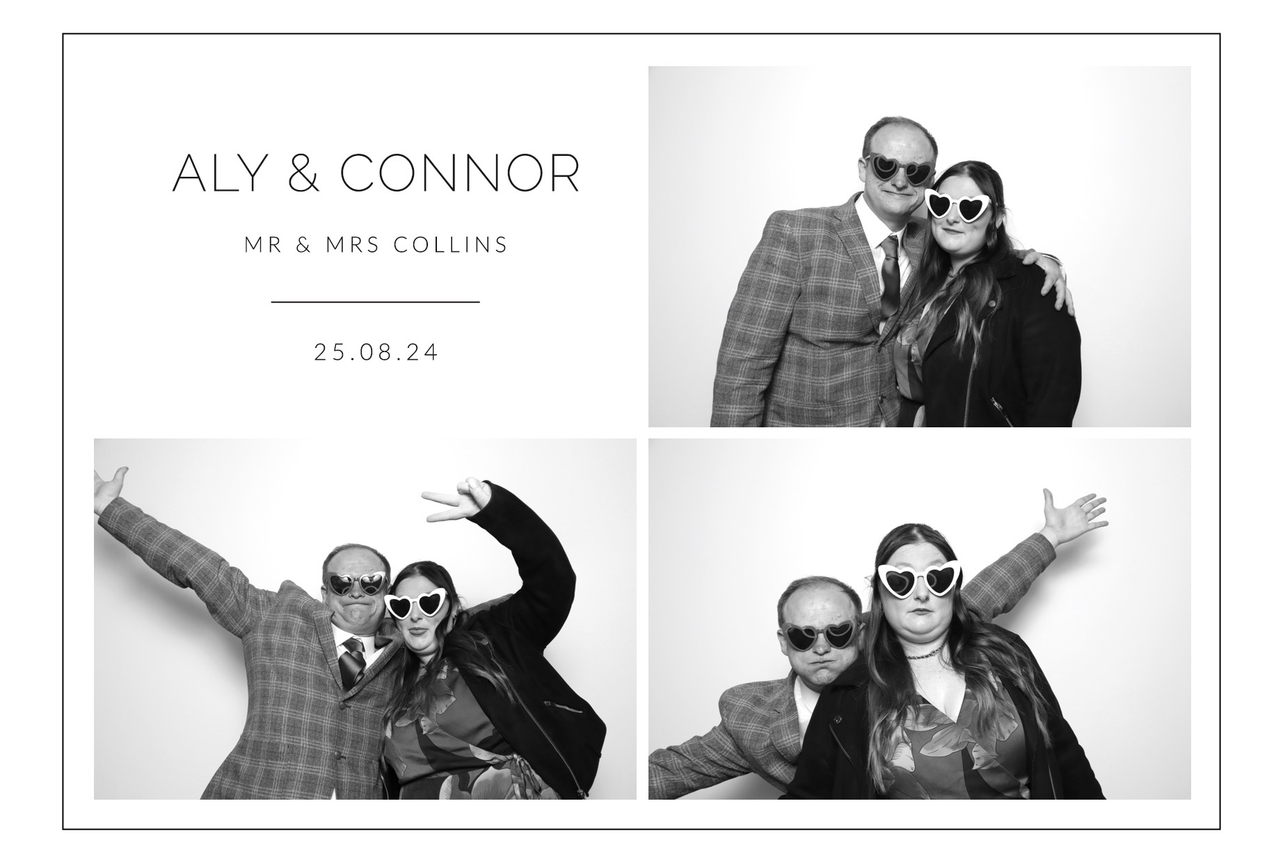 Aly & Connor | View more photos from the event at images.mobile-photo-booth.com/u/MobilePhotoBoothUK/Aly-Connor
