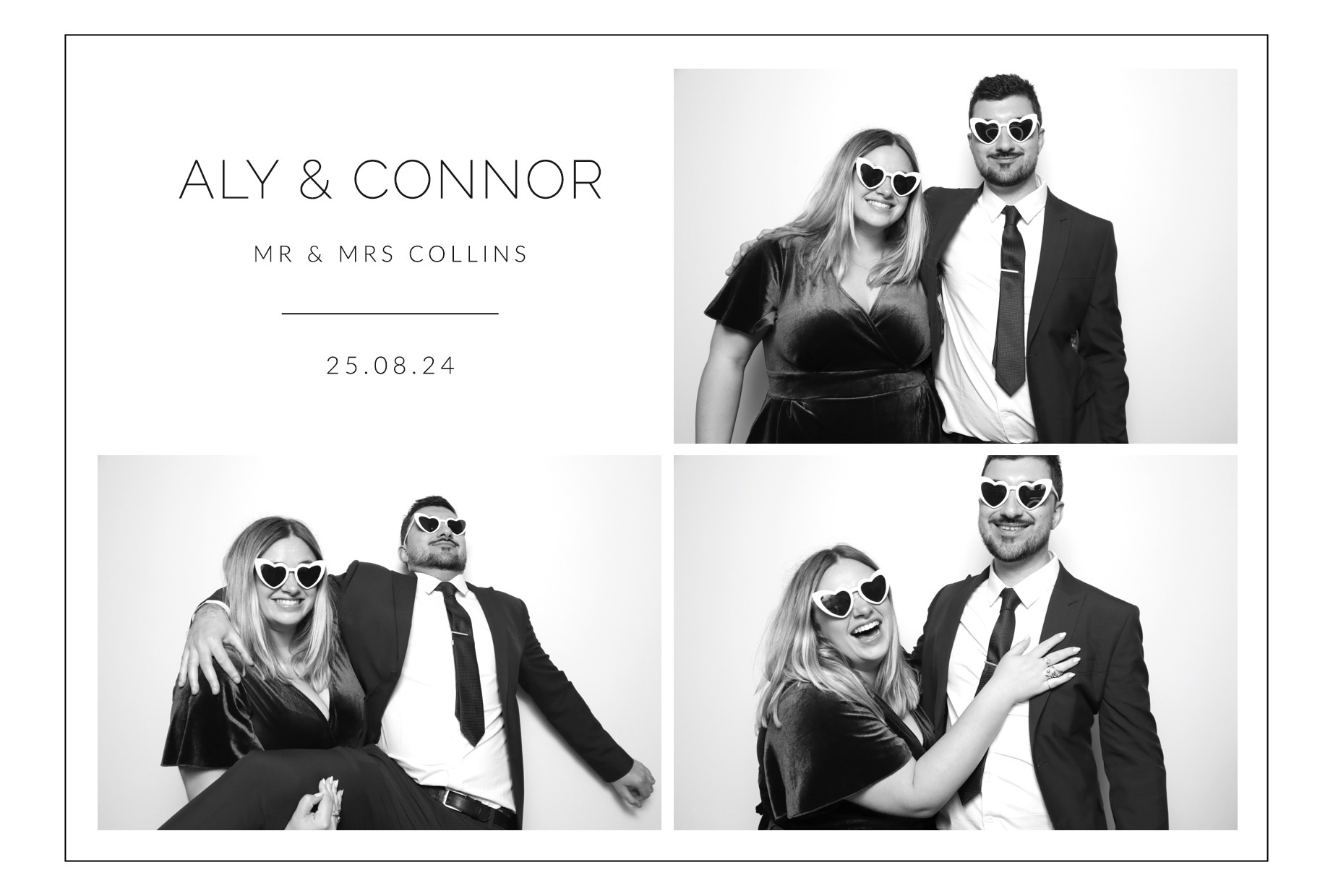Aly & Connor | View more photos from the event at images.mobile-photo-booth.com/u/MobilePhotoBoothUK/Aly-Connor