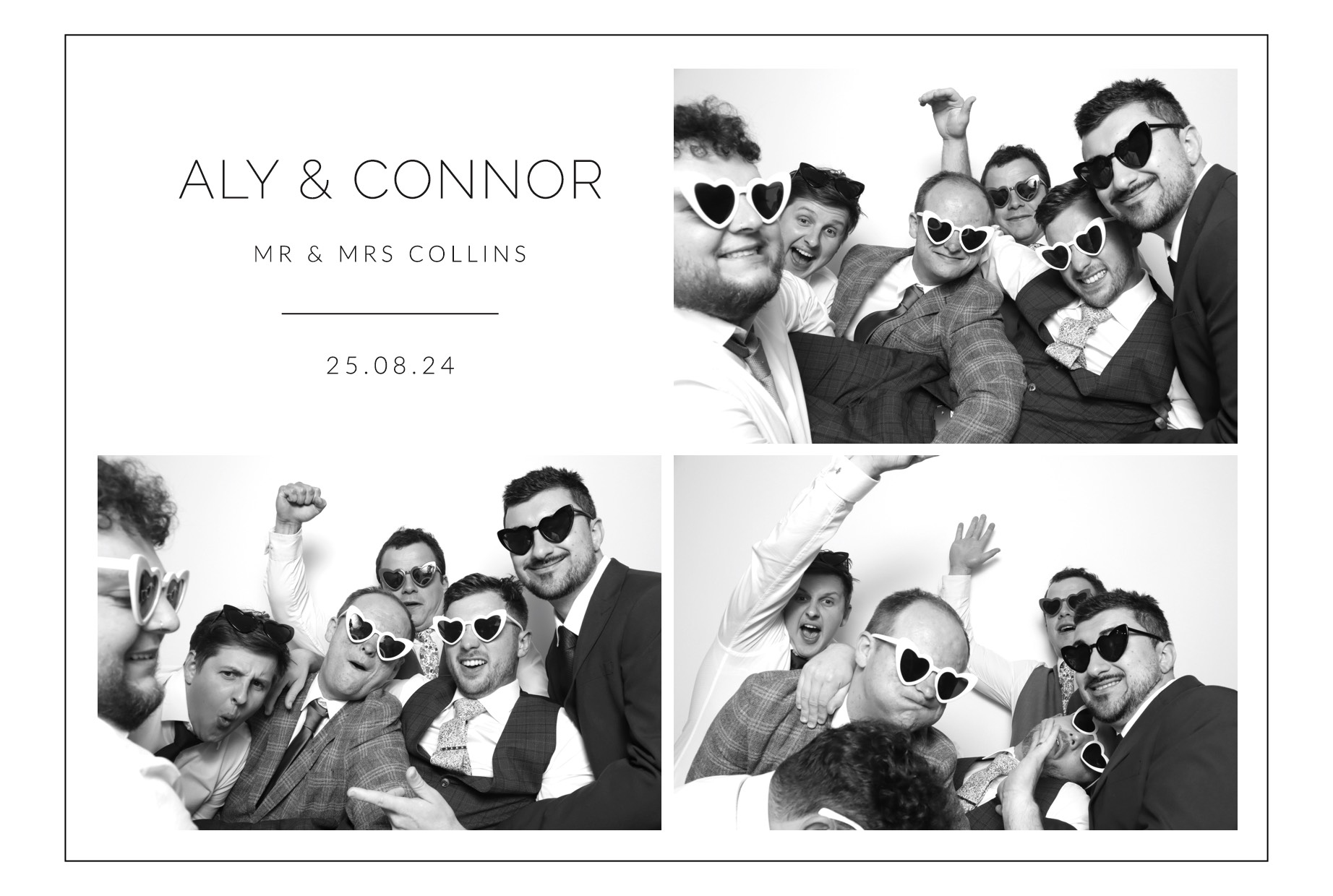 Aly & Connor | View more photos from the event at images.mobile-photo-booth.com/u/MobilePhotoBoothUK/Aly-Connor