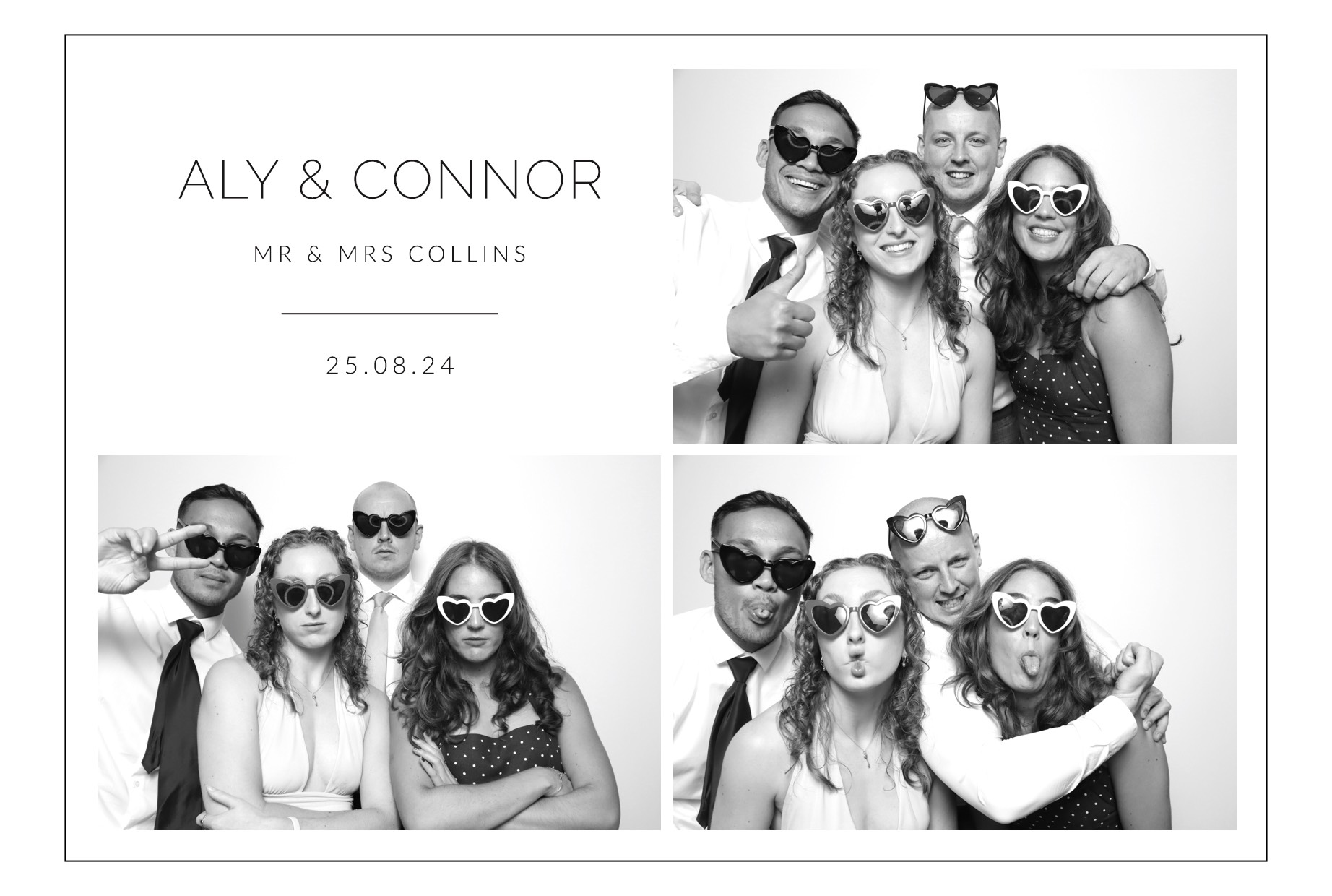 Aly & Connor | View more photos from the event at images.mobile-photo-booth.com/u/MobilePhotoBoothUK/Aly-Connor