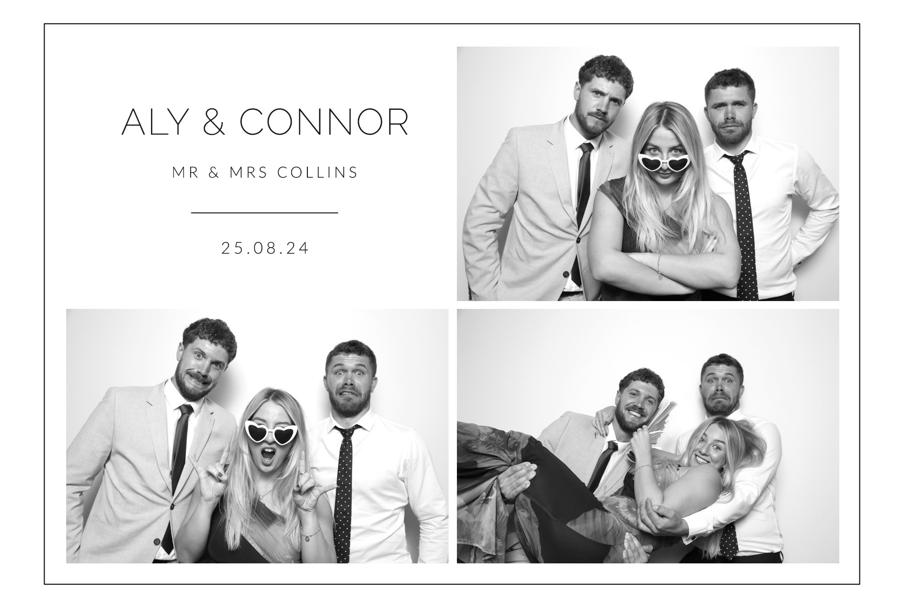 Aly & Connor | View more photos from the event at images.mobile-photo-booth.com/u/MobilePhotoBoothUK/Aly-Connor