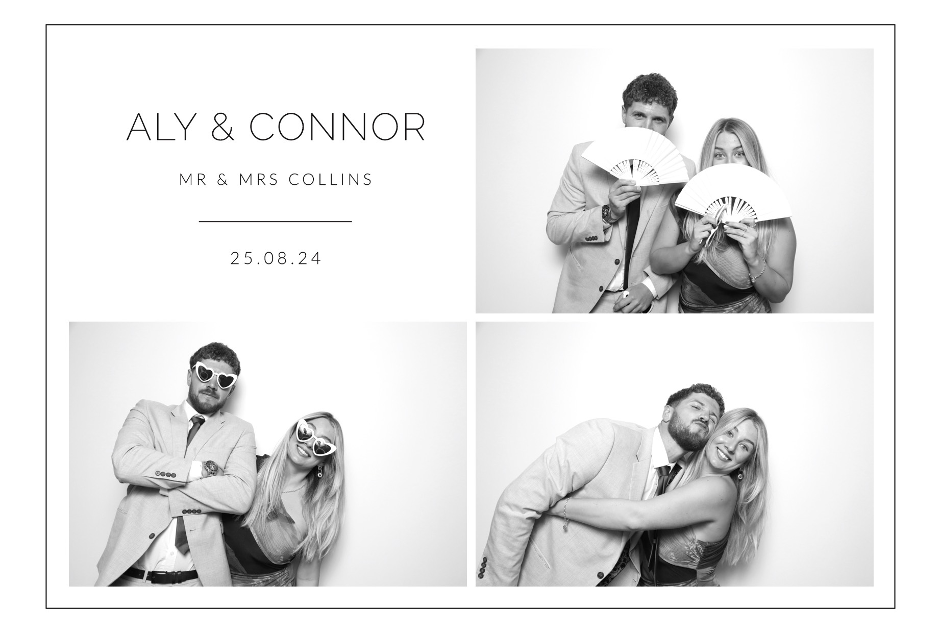Aly & Connor | View more photos from the event at images.mobile-photo-booth.com/u/MobilePhotoBoothUK/Aly-Connor
