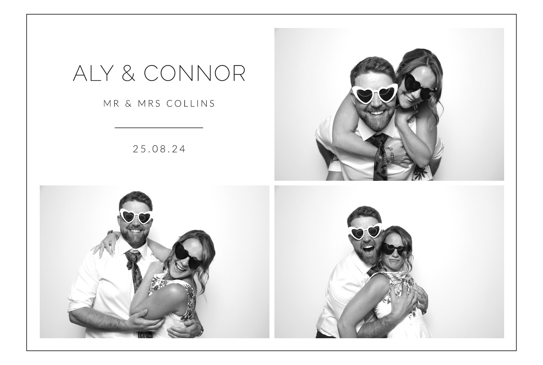 Aly & Connor | View more photos from the event at images.mobile-photo-booth.com/u/MobilePhotoBoothUK/Aly-Connor