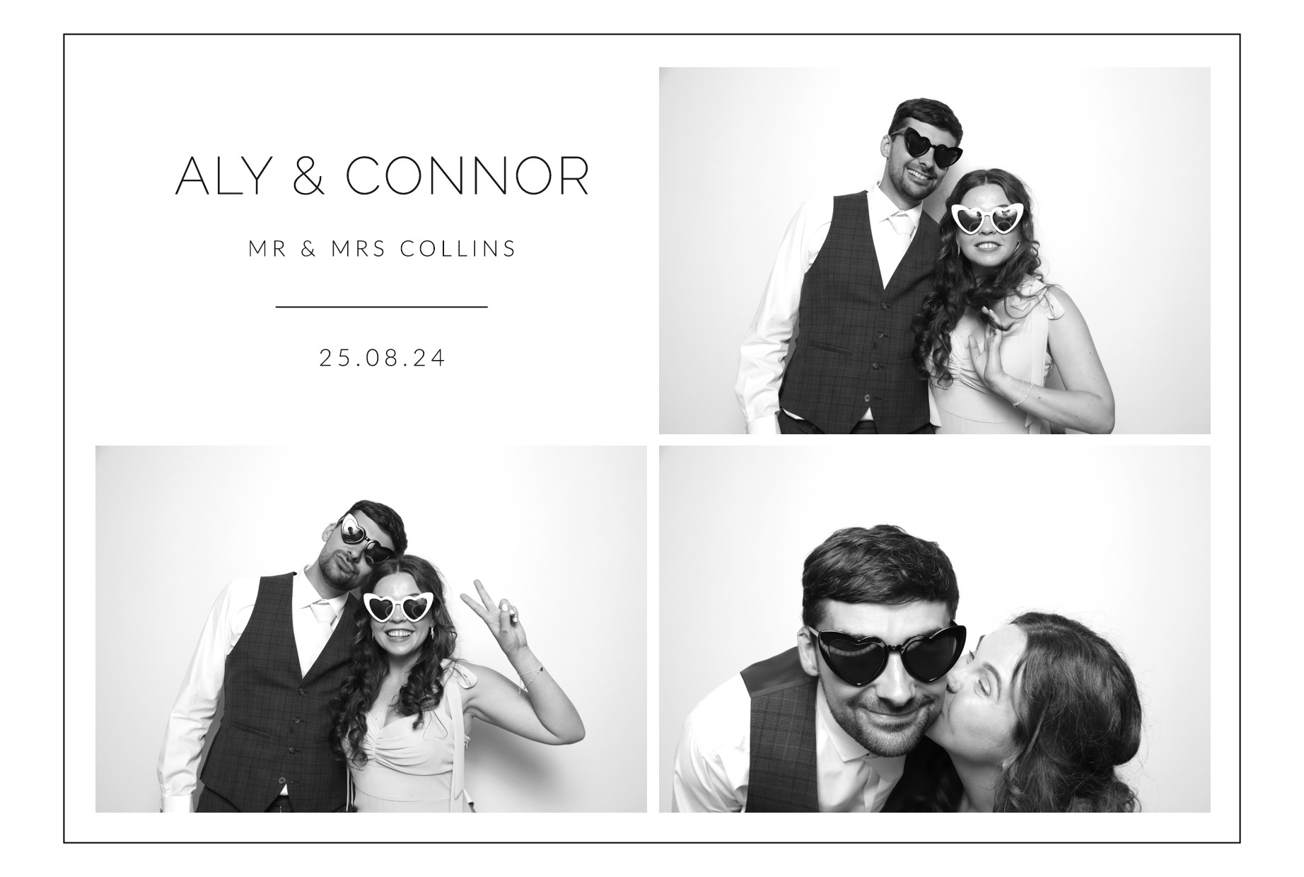 Aly & Connor | View more photos from the event at images.mobile-photo-booth.com/u/MobilePhotoBoothUK/Aly-Connor