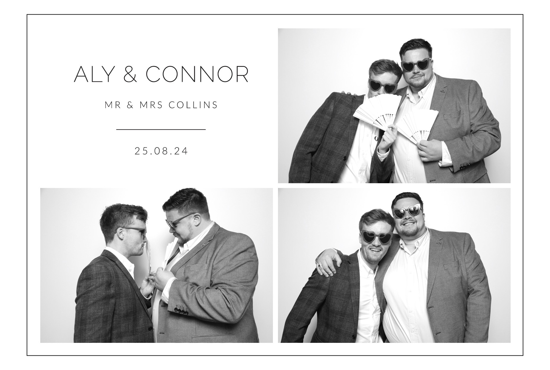Aly & Connor | View more photos from the event at images.mobile-photo-booth.com/u/MobilePhotoBoothUK/Aly-Connor