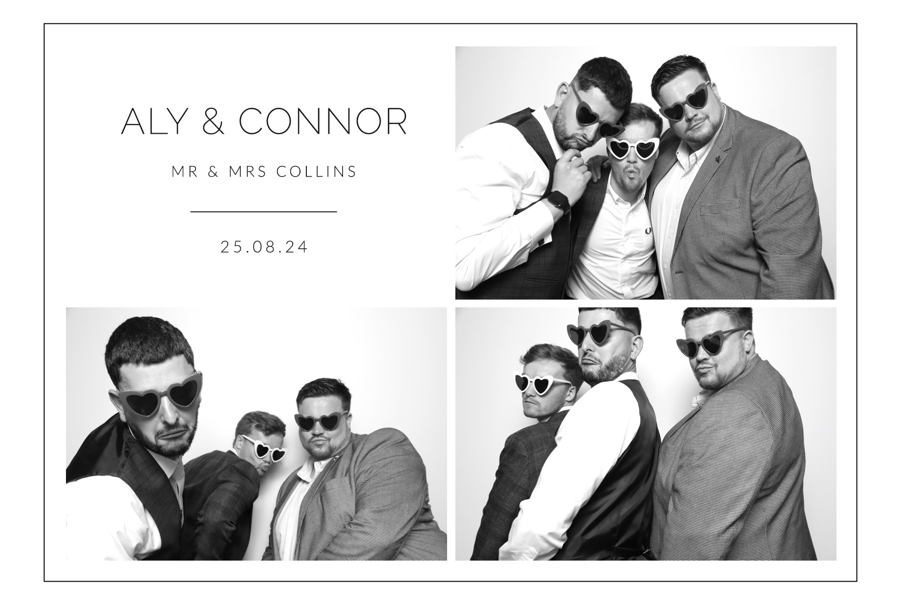 Aly & Connor | View more photos from the event at images.mobile-photo-booth.com/u/MobilePhotoBoothUK/Aly-Connor