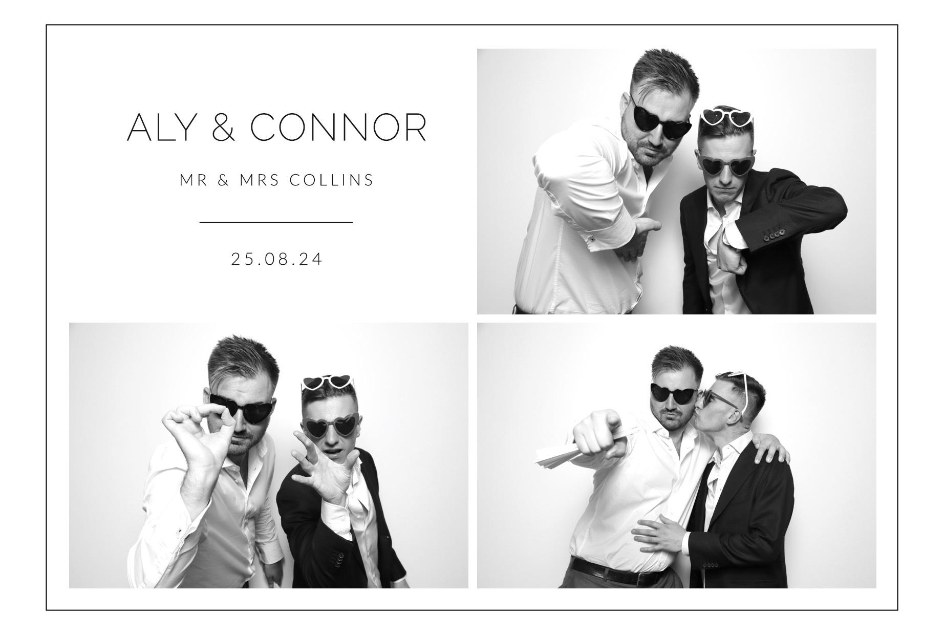 Aly & Connor | View more photos from the event at images.mobile-photo-booth.com/u/MobilePhotoBoothUK/Aly-Connor