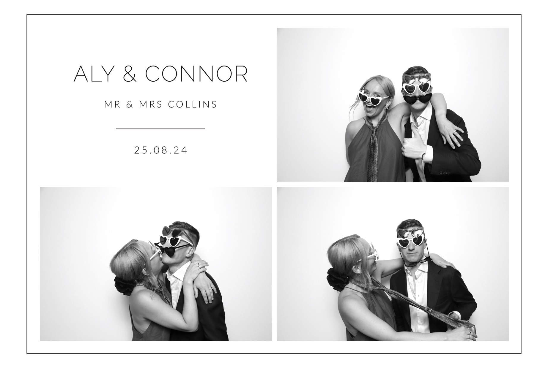 Aly & Connor | View more photos from the event at images.mobile-photo-booth.com/u/MobilePhotoBoothUK/Aly-Connor