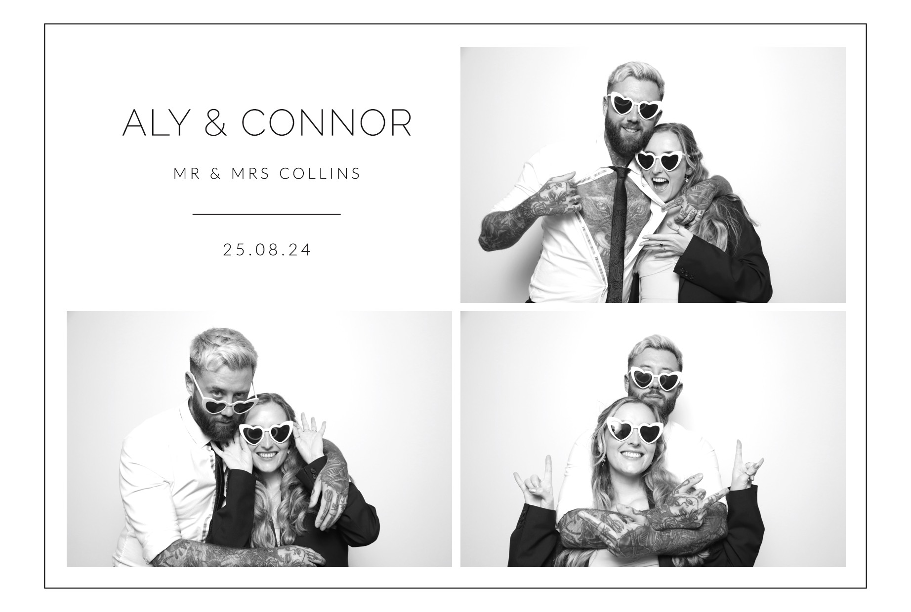Aly & Connor | View more photos from the event at images.mobile-photo-booth.com/u/MobilePhotoBoothUK/Aly-Connor
