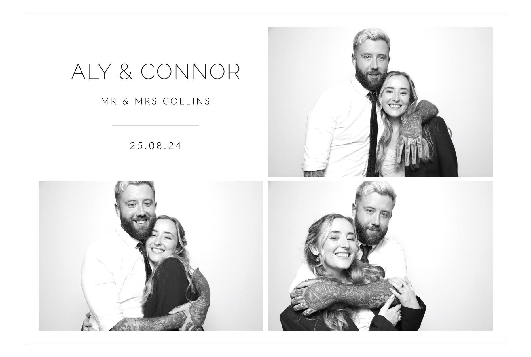 Aly & Connor | View more photos from the event at images.mobile-photo-booth.com/u/MobilePhotoBoothUK/Aly-Connor