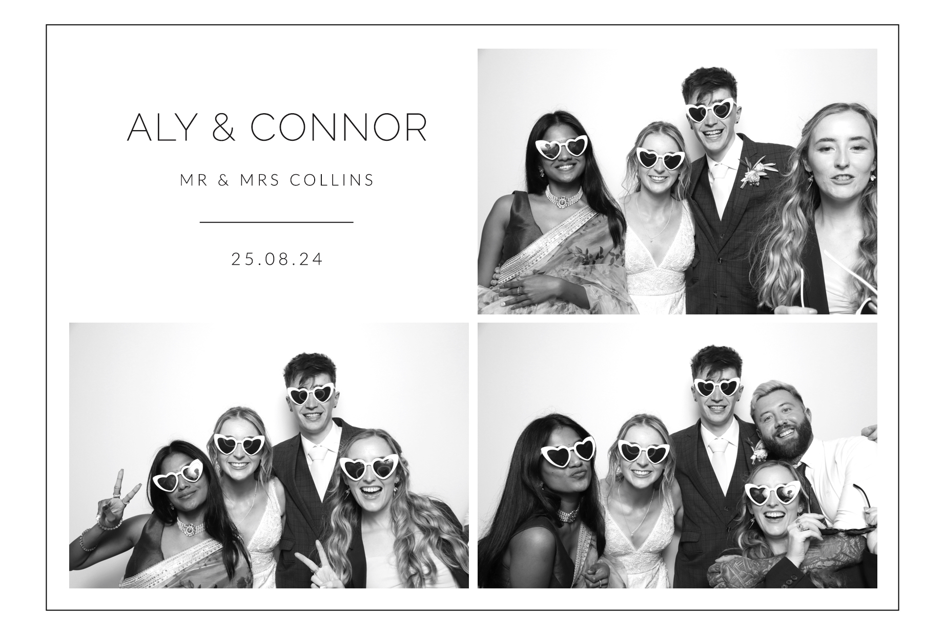 Aly & Connor | View more photos from the event at images.mobile-photo-booth.com/u/MobilePhotoBoothUK/Aly-Connor
