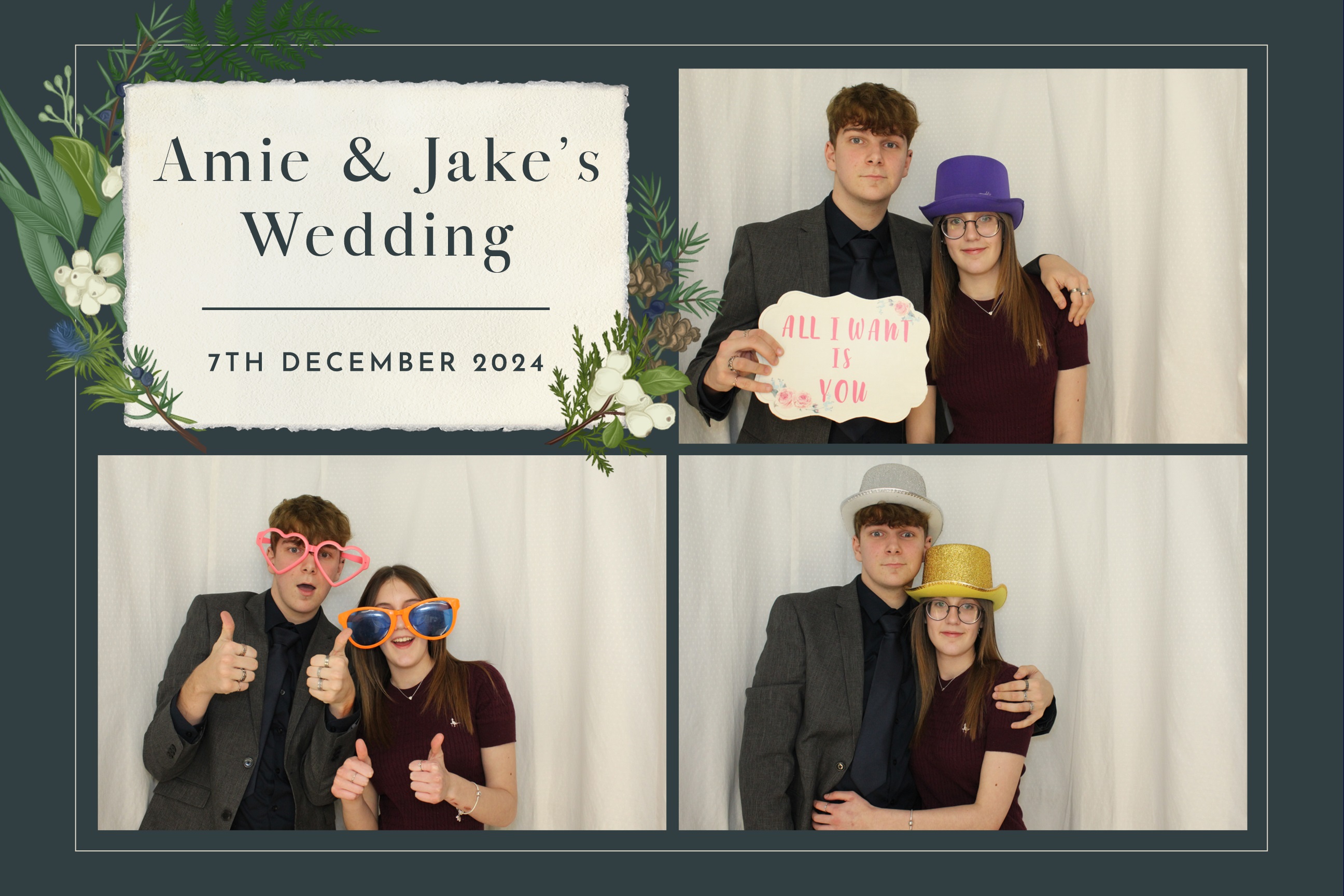 Amie & Jake | View more photos from the event at images.mobile-photo-booth.com/u/MobilePhotoBoothUK/Amie-Jake