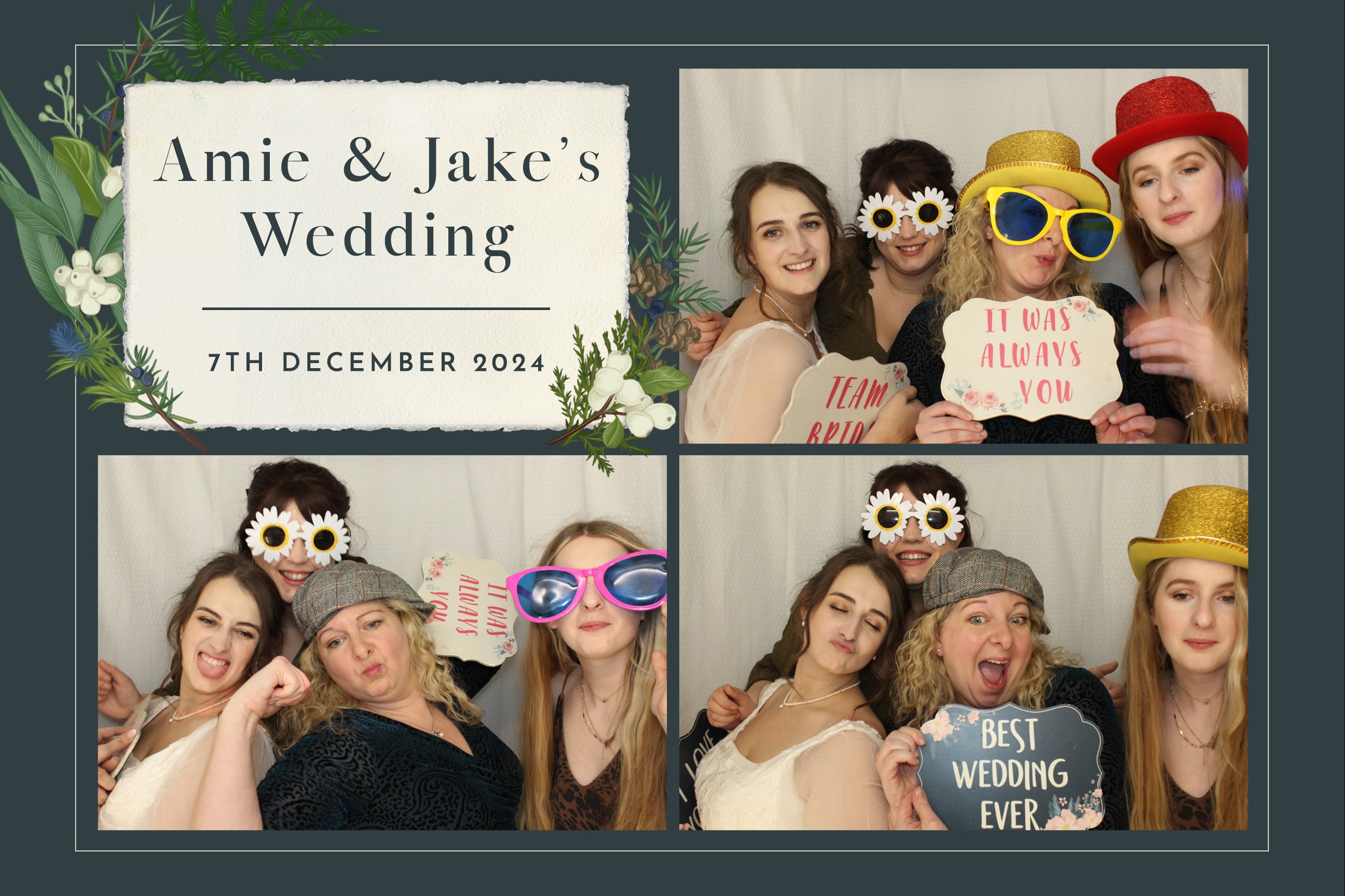 Amie & Jake | View more photos from the event at images.mobile-photo-booth.com/u/MobilePhotoBoothUK/Amie-Jake