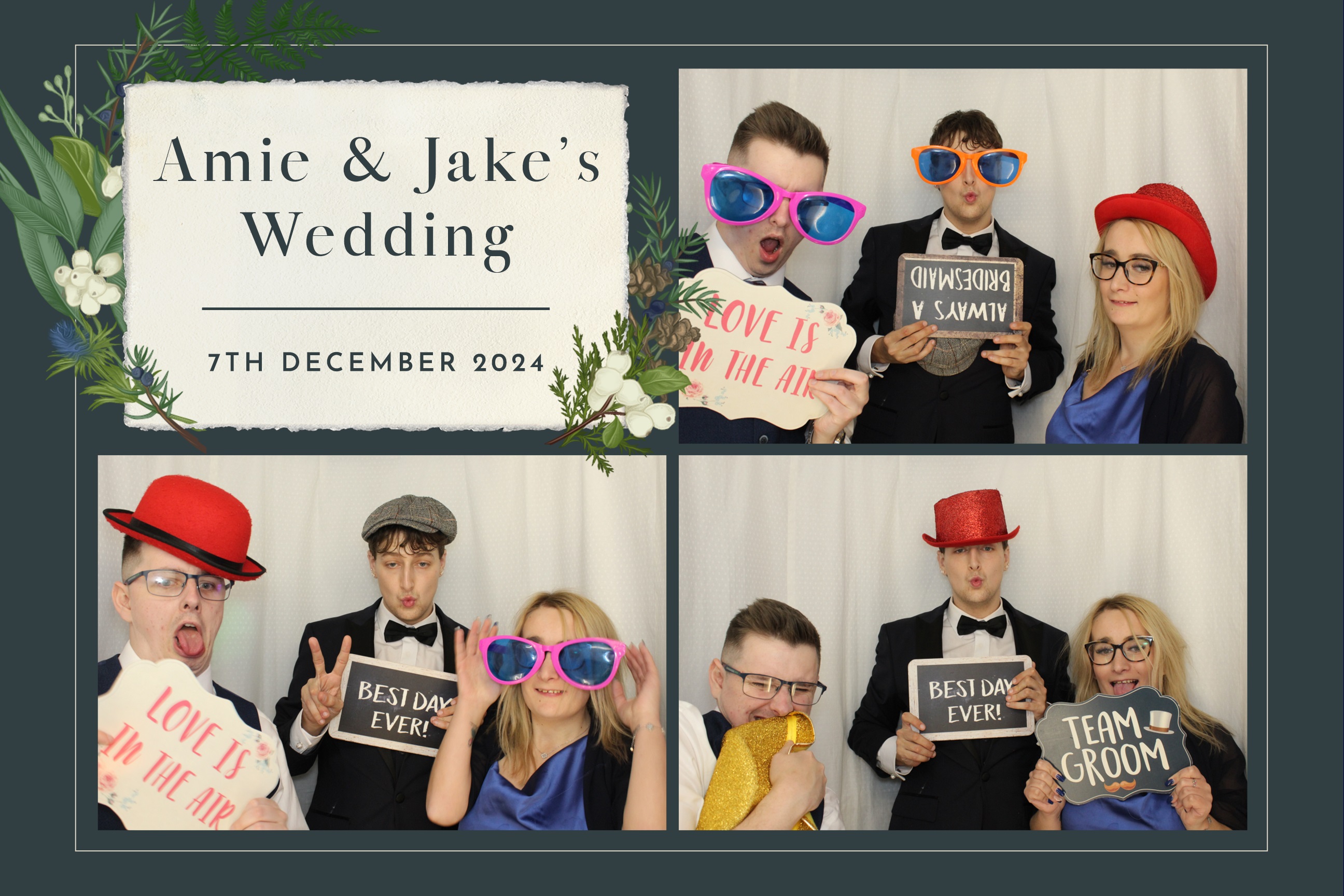 Amie & Jake | View more photos from the event at images.mobile-photo-booth.com/u/MobilePhotoBoothUK/Amie-Jake