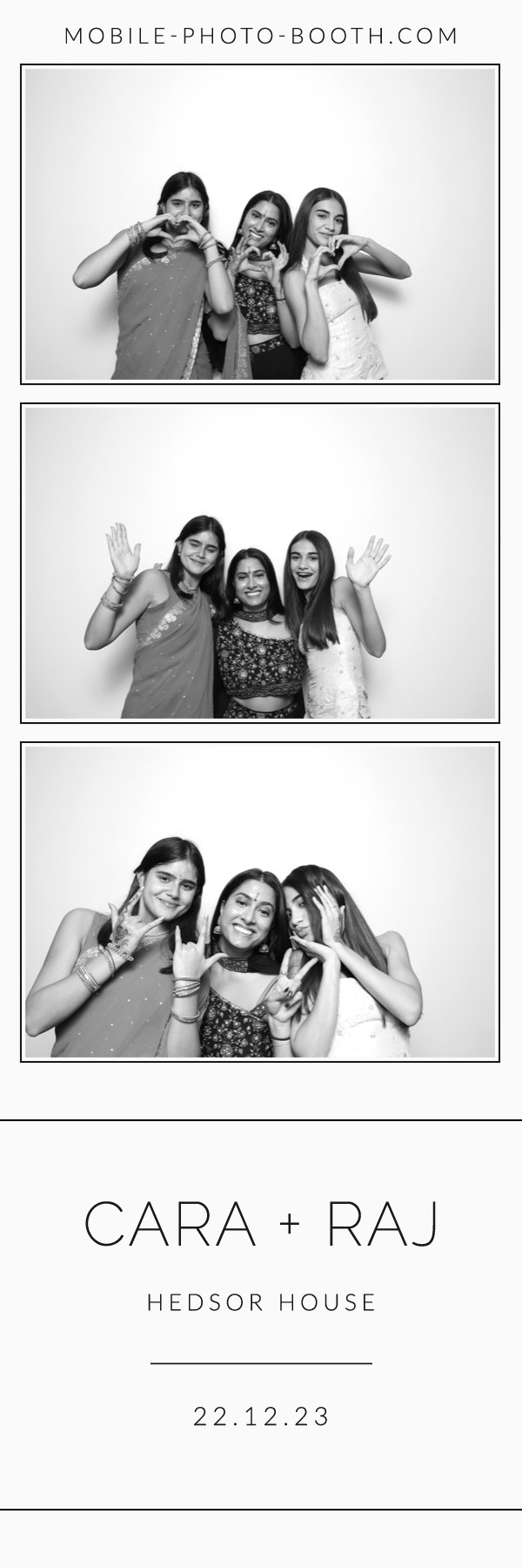 Cara & Raj | View more photos from the event at images.mobile-photo-booth.com/u/MobilePhotoBoothUK/Cara-Raj