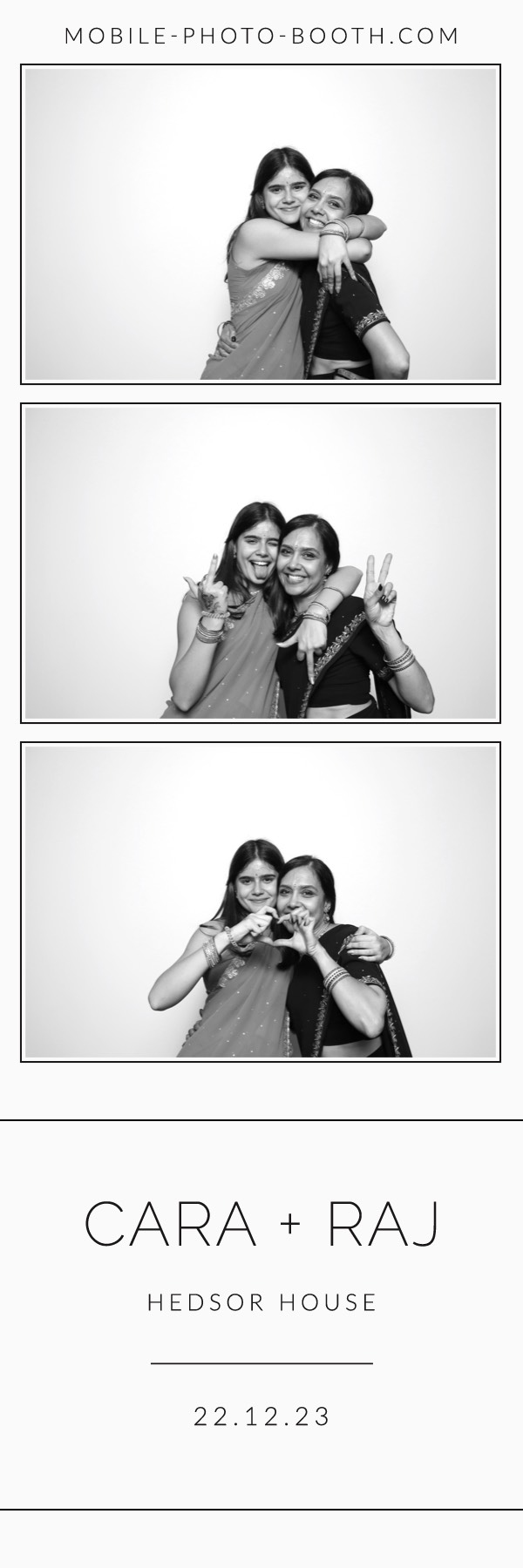 Cara & Raj | View more photos from the event at images.mobile-photo-booth.com/u/MobilePhotoBoothUK/Cara-Raj