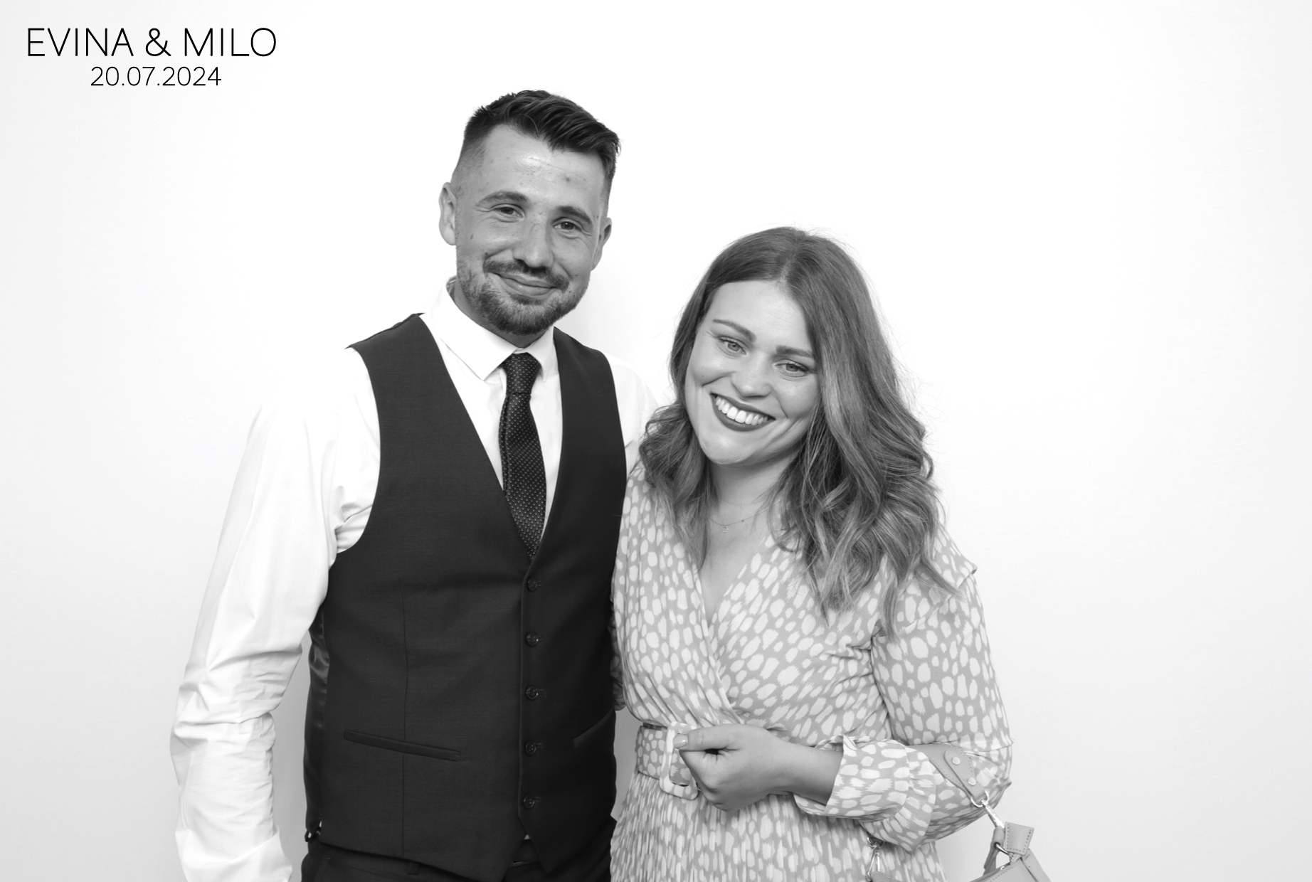 Evina & MIlo | View more photos from the event at images.mobile-photo-booth.com/u/MobilePhotoBoothUK/Evina-MIlo