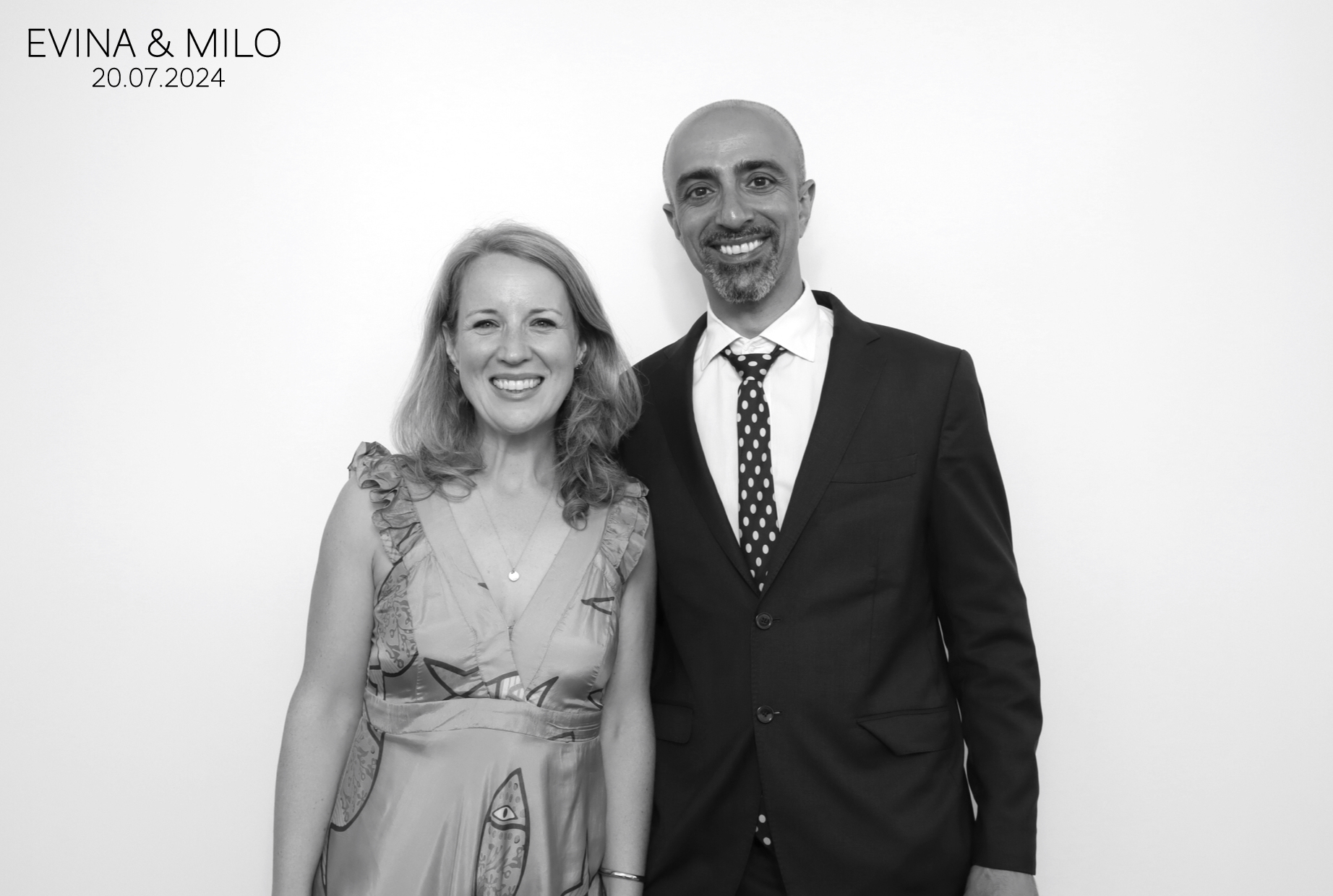 Evina & MIlo | View more photos from the event at images.mobile-photo-booth.com/u/MobilePhotoBoothUK/Evina-MIlo