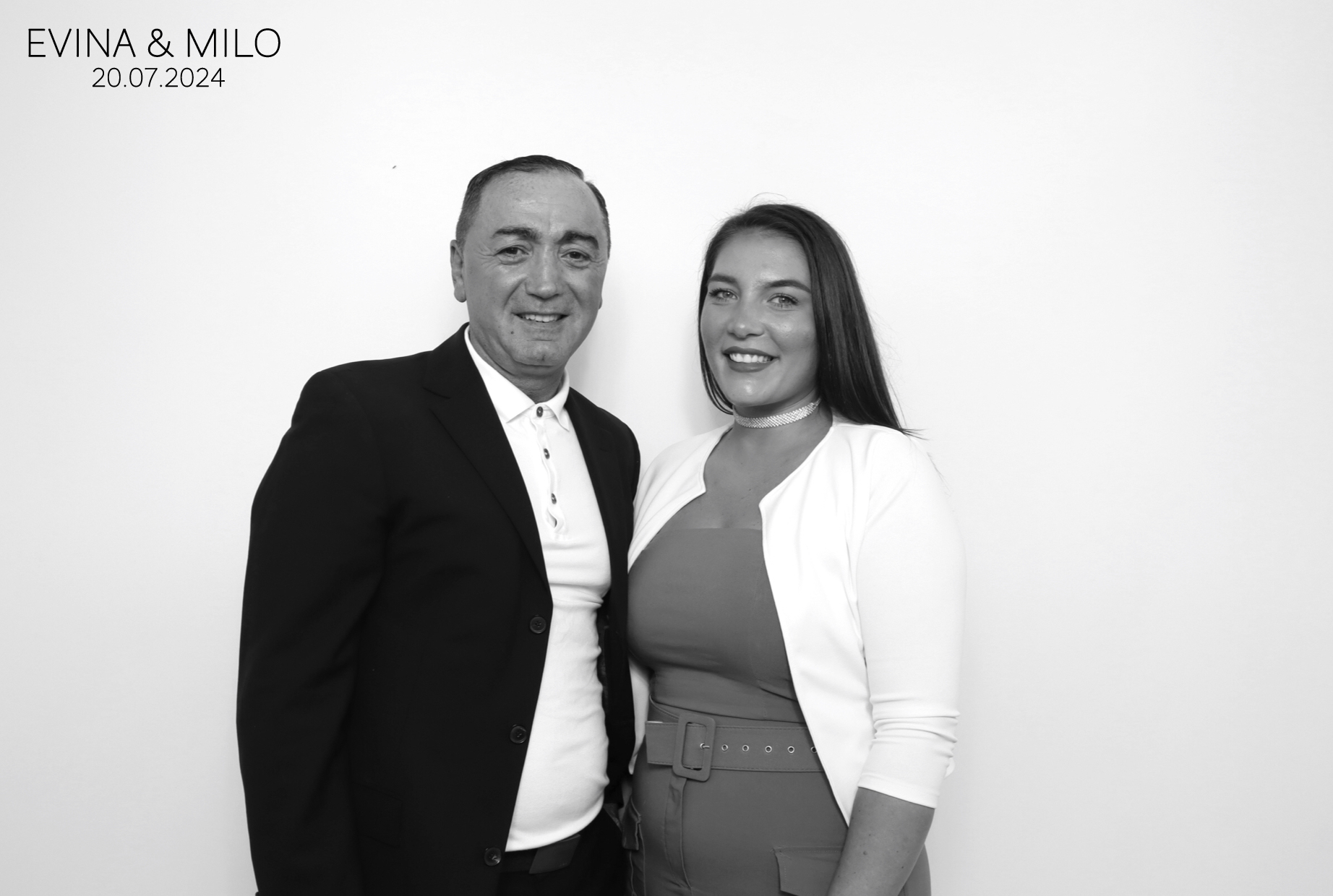 Evina & MIlo | View more photos from the event at images.mobile-photo-booth.com/u/MobilePhotoBoothUK/Evina-MIlo
