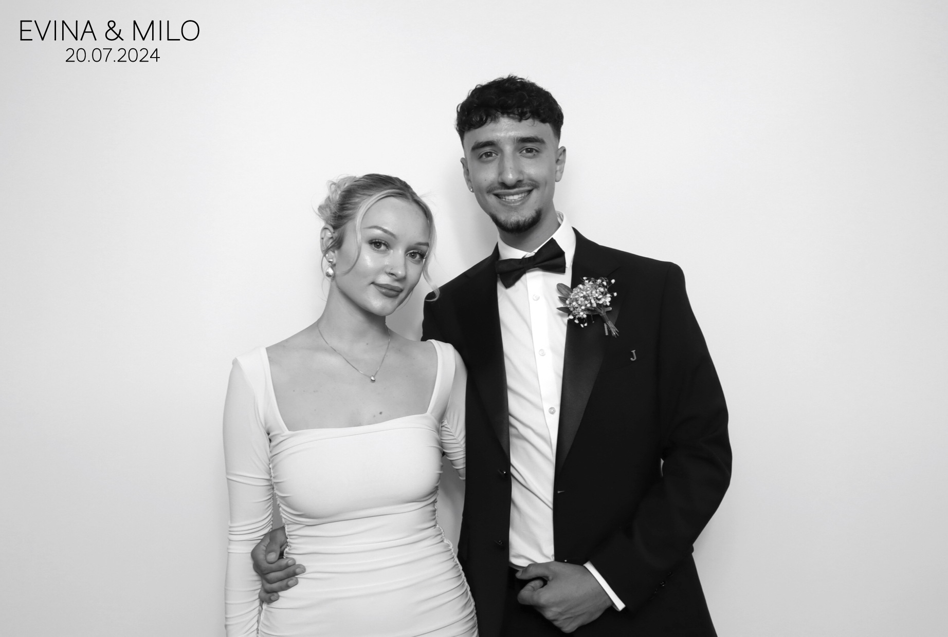 Evina & MIlo | View more photos from the event at images.mobile-photo-booth.com/u/MobilePhotoBoothUK/Evina-MIlo