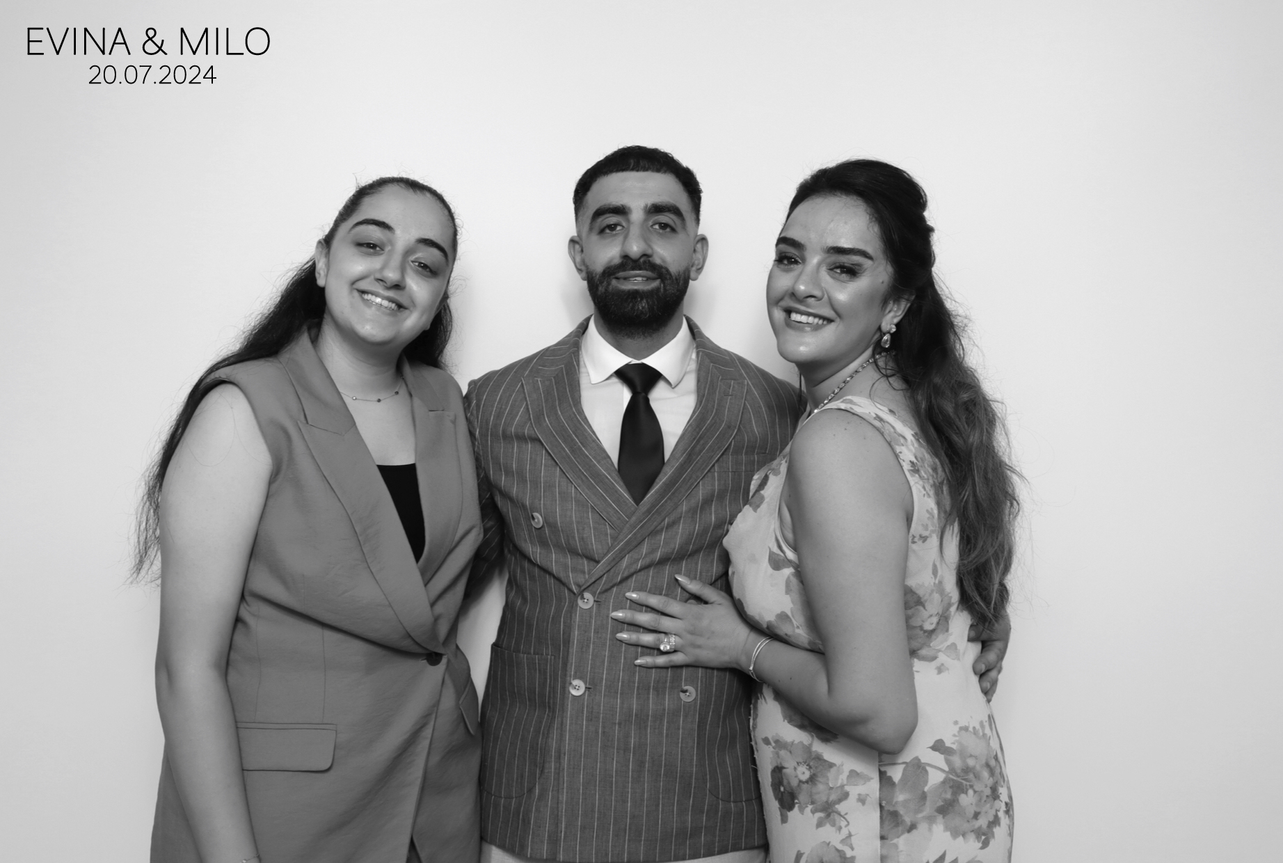 Evina & MIlo | View more photos from the event at images.mobile-photo-booth.com/u/MobilePhotoBoothUK/Evina-MIlo