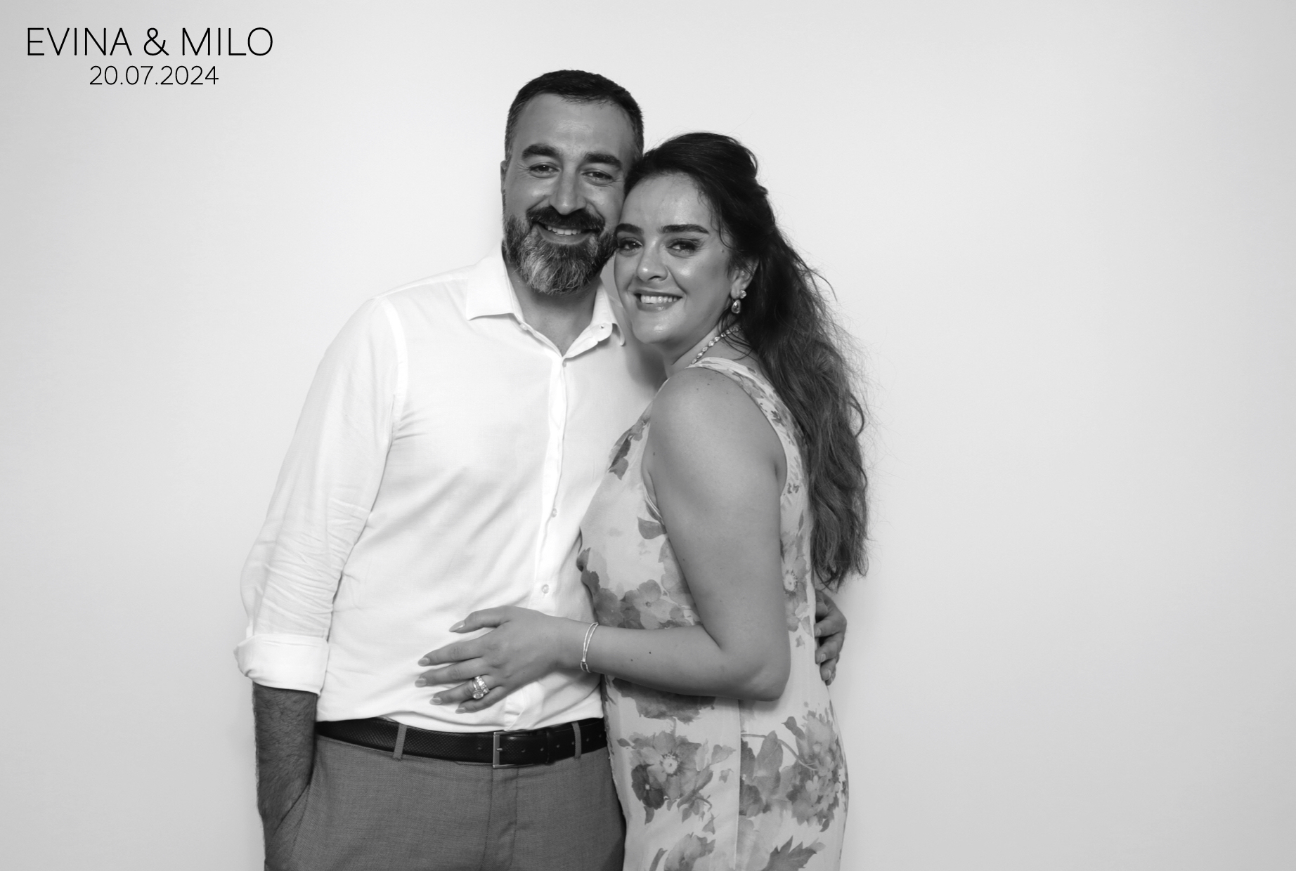Evina & MIlo | View more photos from the event at images.mobile-photo-booth.com/u/MobilePhotoBoothUK/Evina-MIlo
