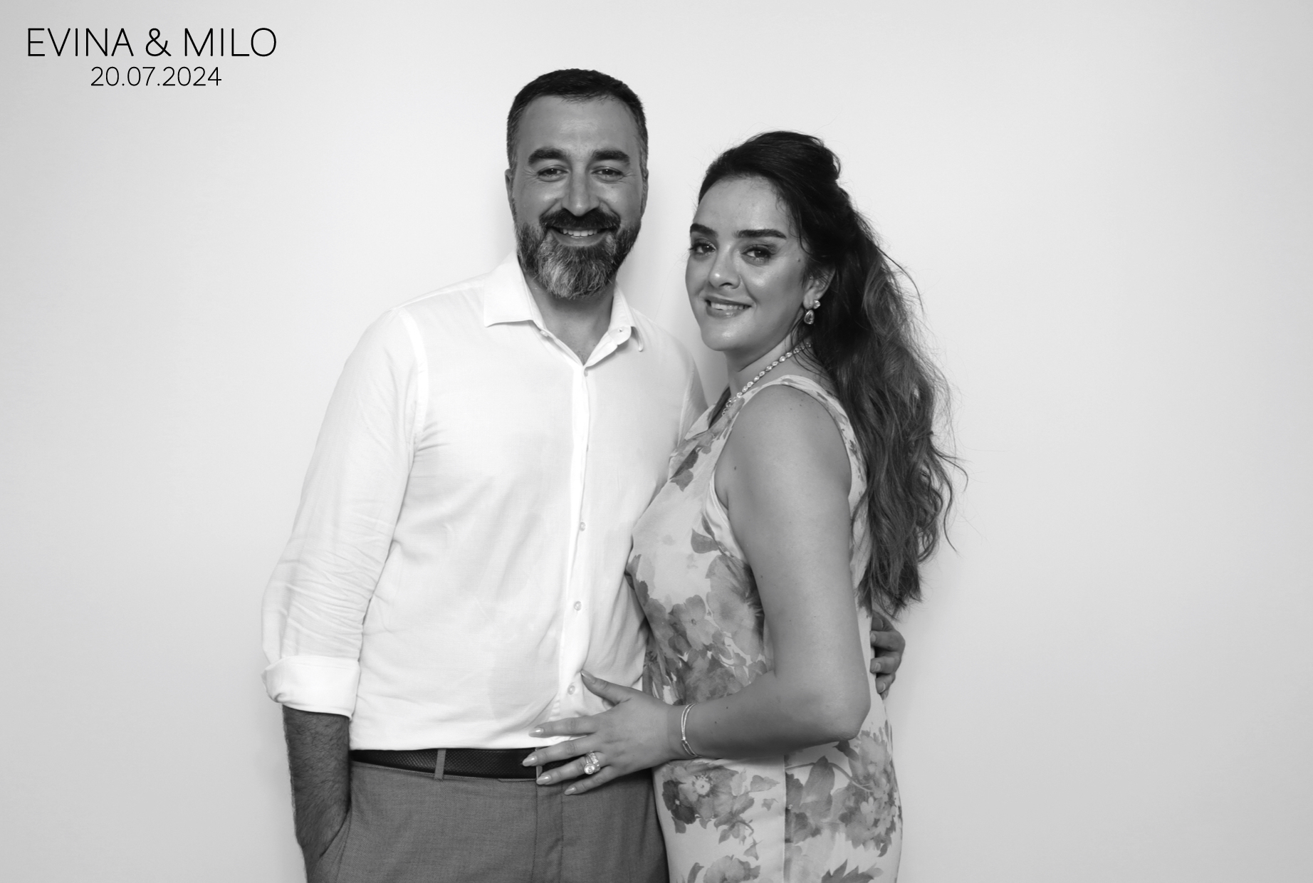 Evina & MIlo | View more photos from the event at images.mobile-photo-booth.com/u/MobilePhotoBoothUK/Evina-MIlo