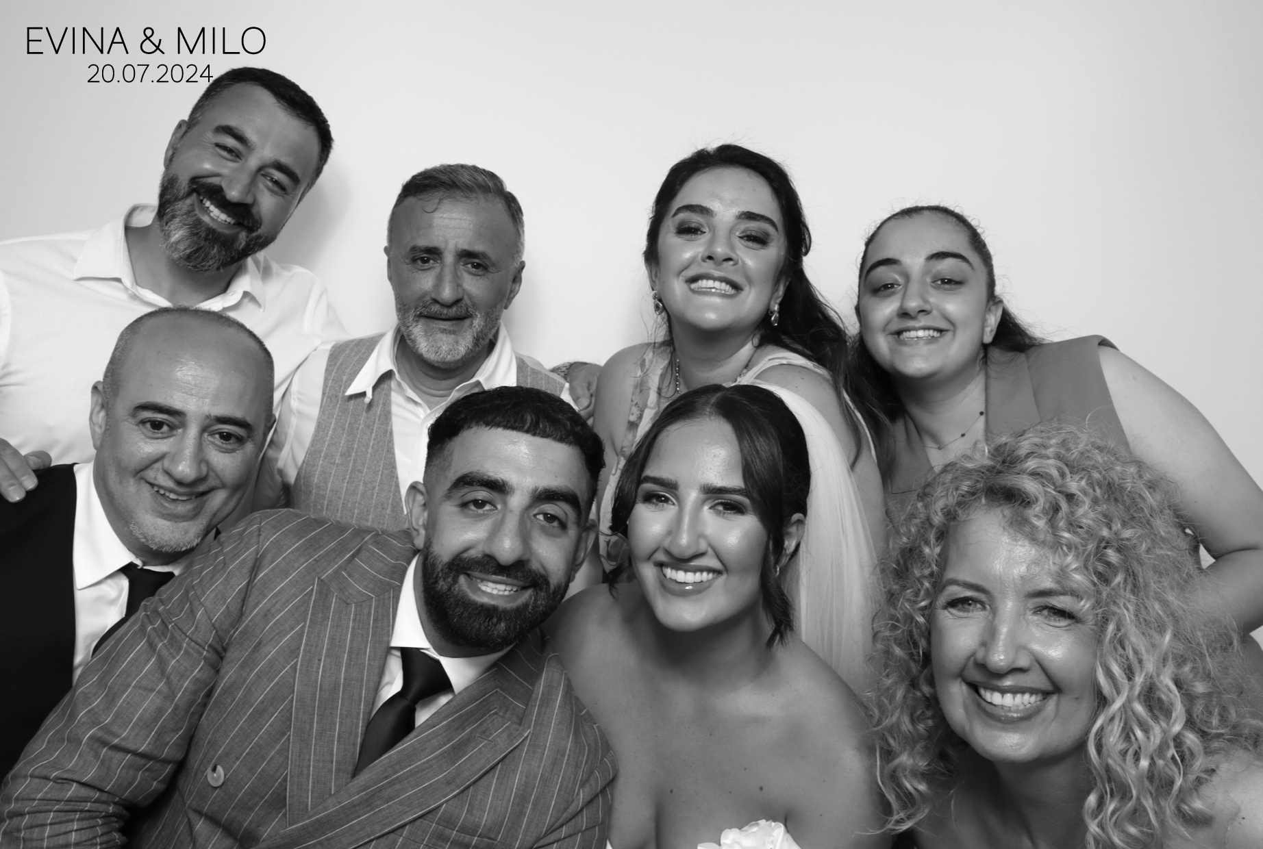 Evina & MIlo | View more photos from the event at images.mobile-photo-booth.com/u/MobilePhotoBoothUK/Evina-MIlo