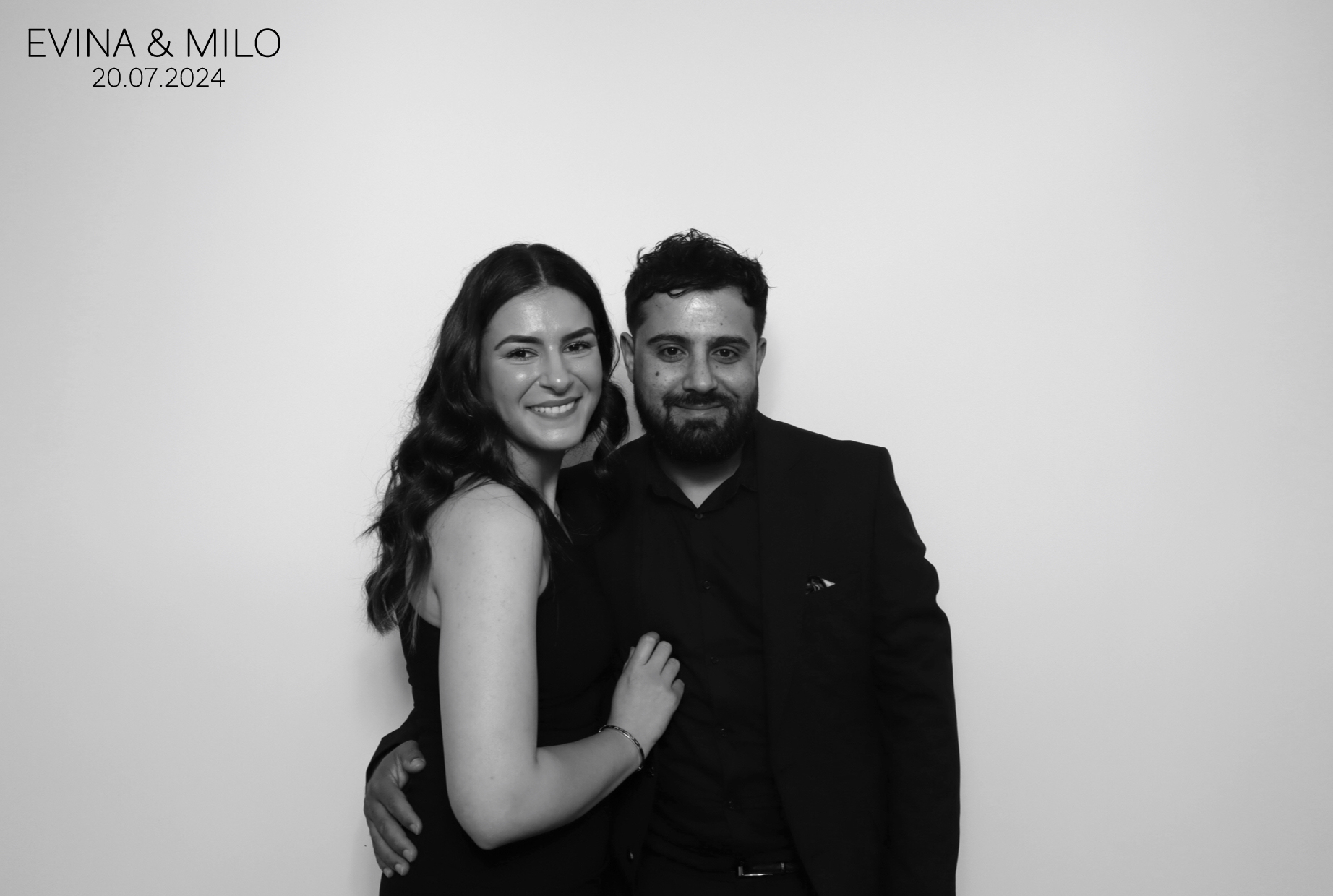 Evina & MIlo | View more photos from the event at images.mobile-photo-booth.com/u/MobilePhotoBoothUK/Evina-MIlo