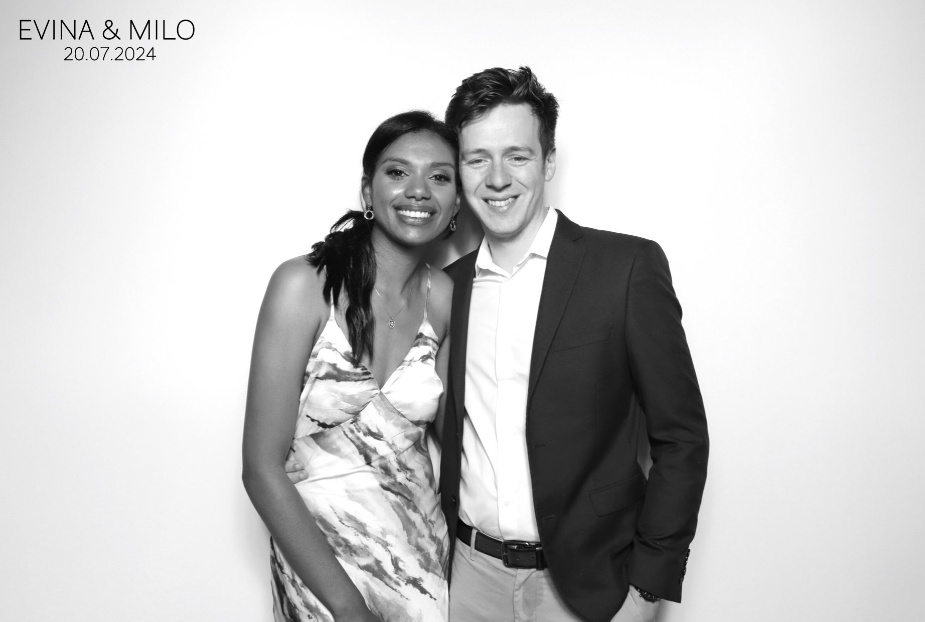 Evina & MIlo | View more photos from the event at images.mobile-photo-booth.com/u/MobilePhotoBoothUK/Evina-MIlo