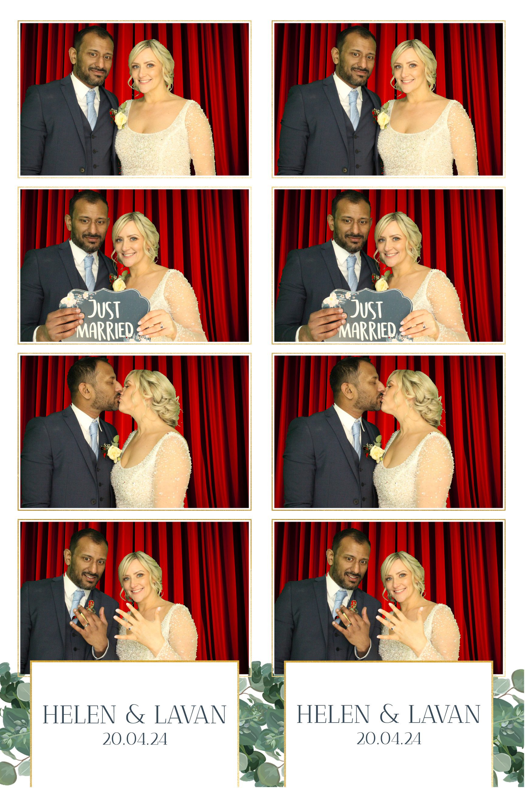 Helen & Lavan | View more photos from the event at images.mobile-photo-booth.com/u/MobilePhotoBoothUK/Helen-Lavan