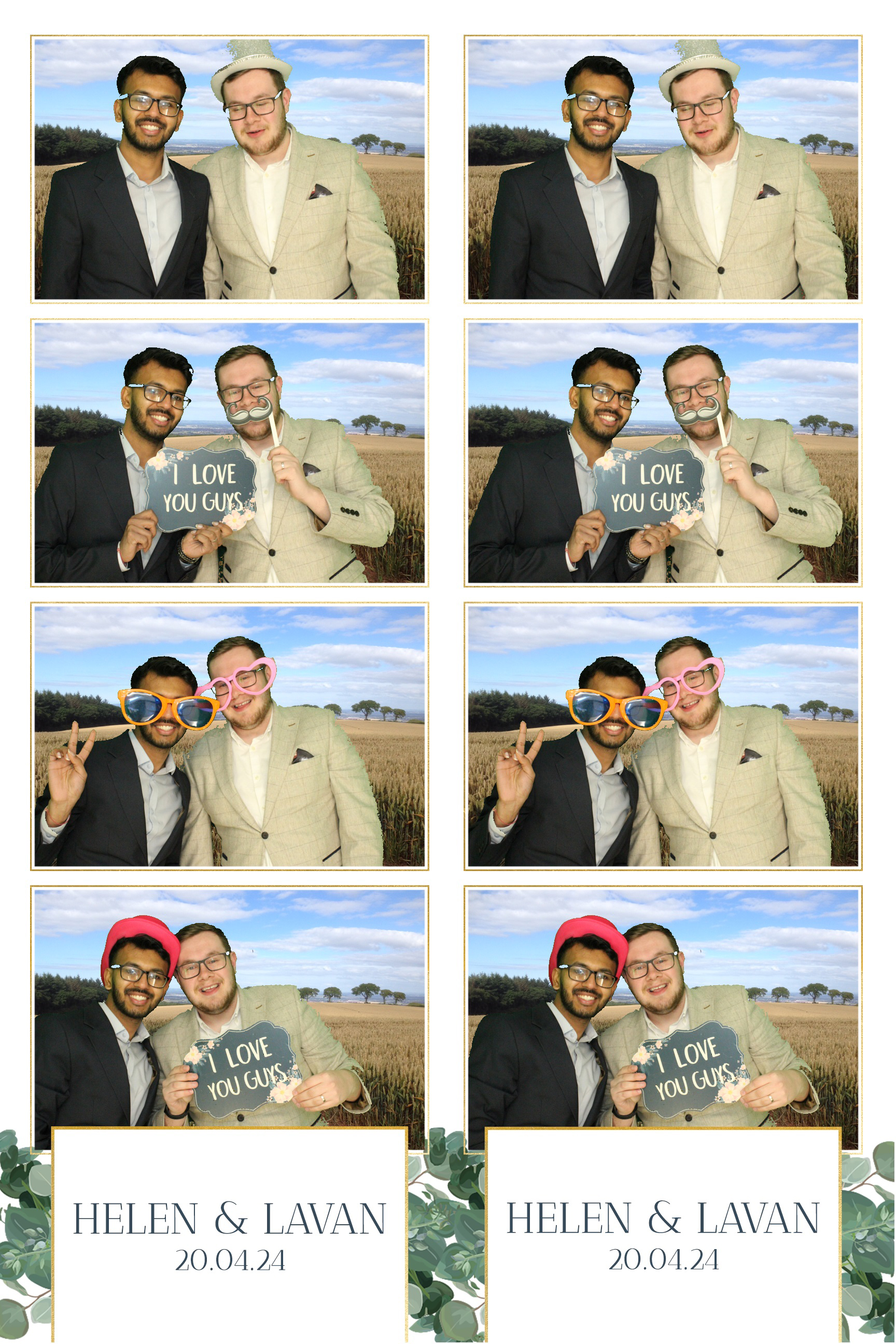 Helen & Lavan | View more photos from the event at images.mobile-photo-booth.com/u/MobilePhotoBoothUK/Helen-Lavan
