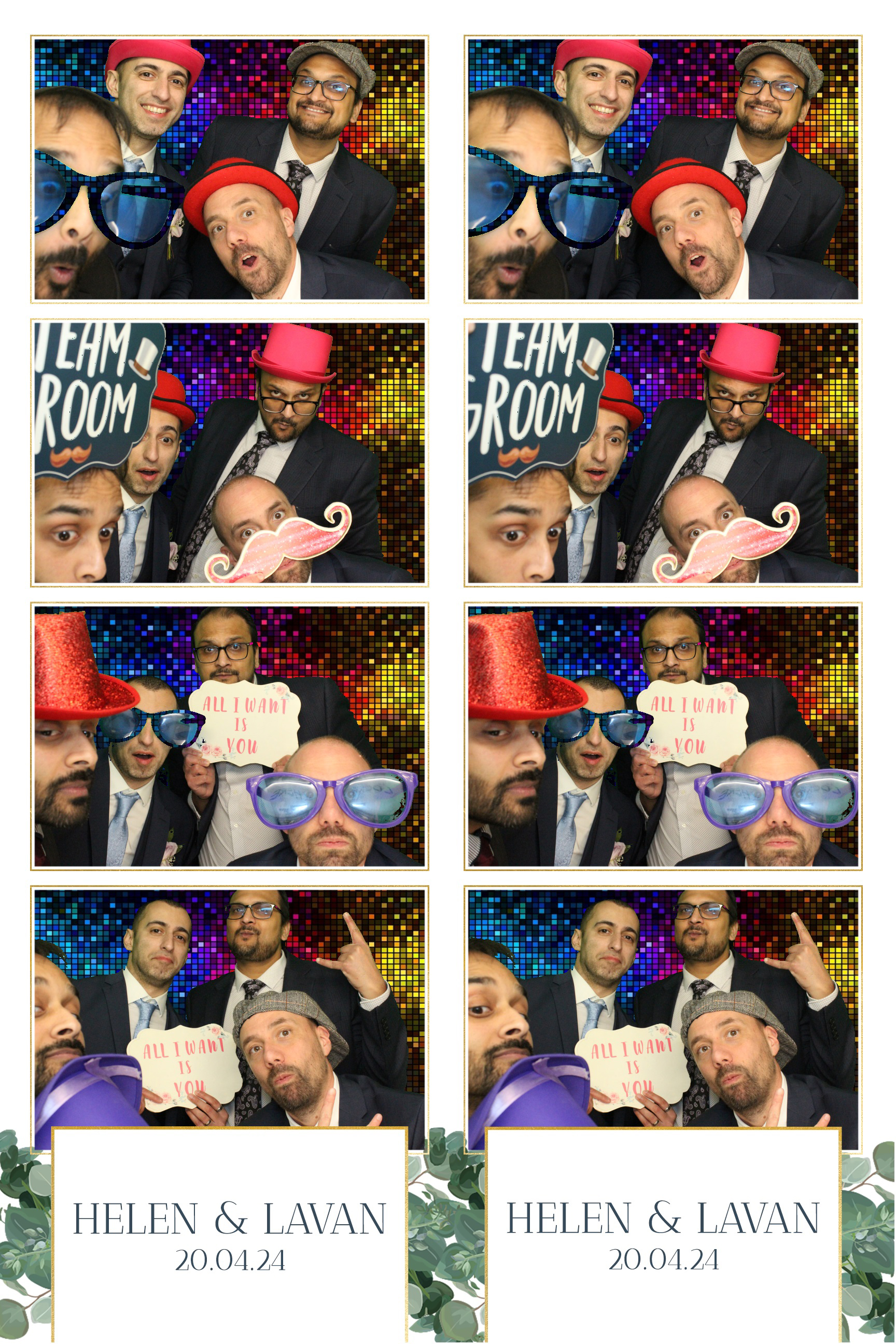 Helen & Lavan | View more photos from the event at images.mobile-photo-booth.com/u/MobilePhotoBoothUK/Helen-Lavan