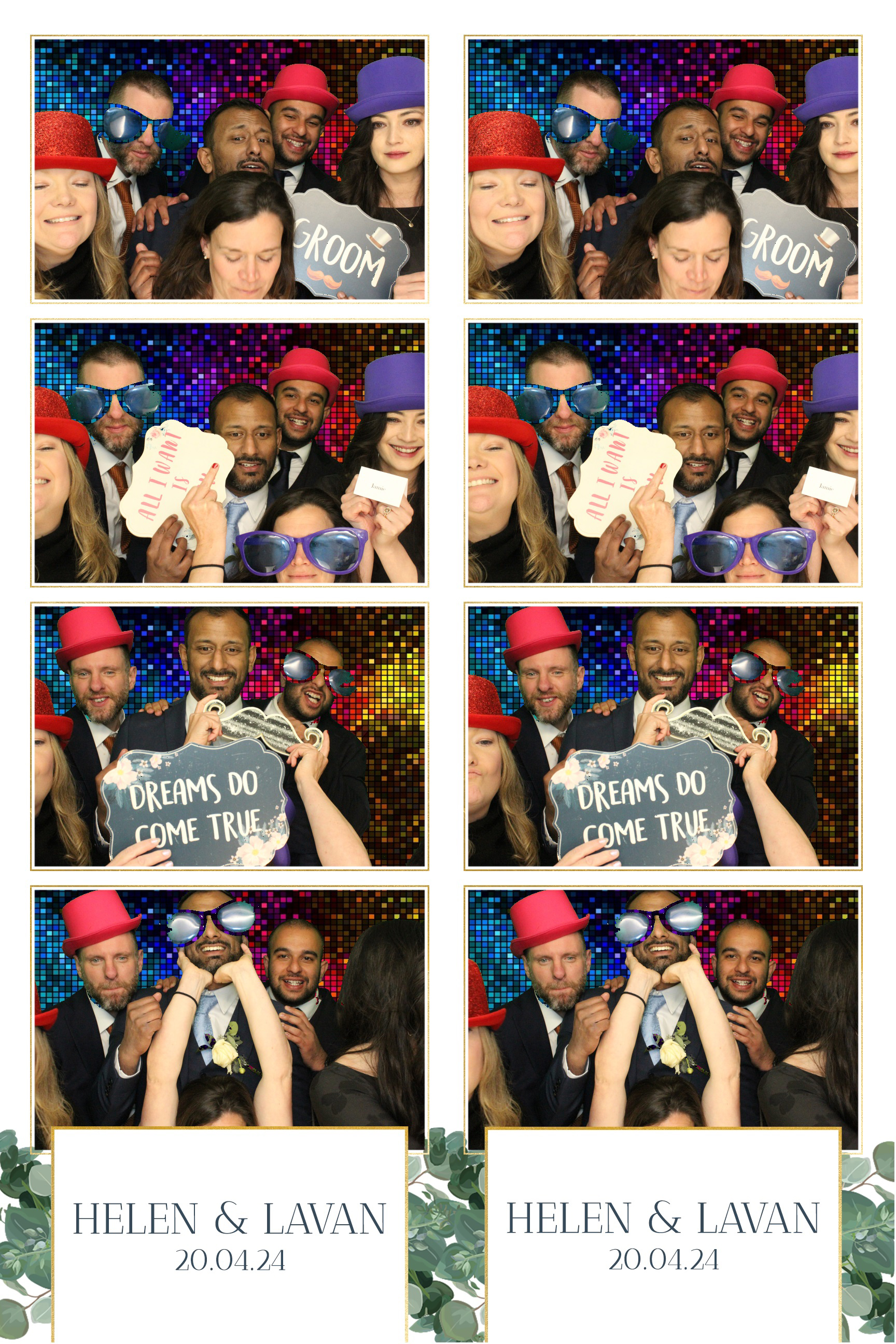 Helen & Lavan | View more photos from the event at images.mobile-photo-booth.com/u/MobilePhotoBoothUK/Helen-Lavan