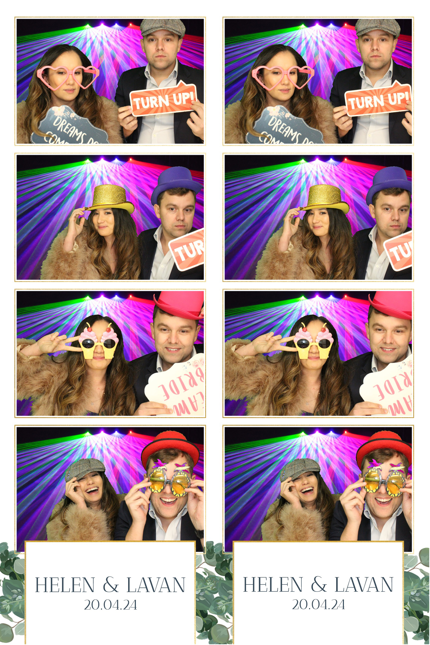 Helen & Lavan | View more photos from the event at images.mobile-photo-booth.com/u/MobilePhotoBoothUK/Helen-Lavan
