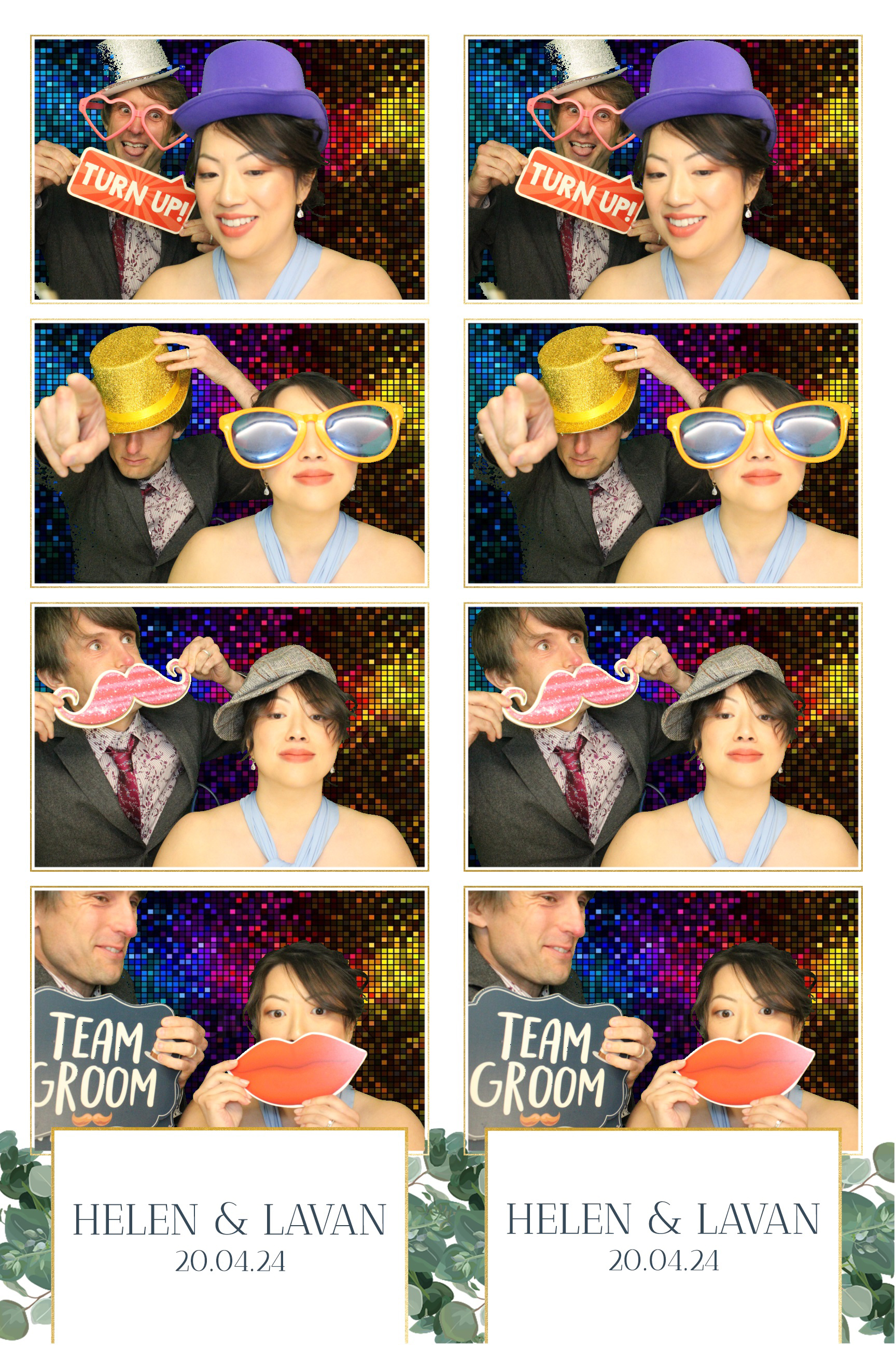 Helen & Lavan | View more photos from the event at images.mobile-photo-booth.com/u/MobilePhotoBoothUK/Helen-Lavan