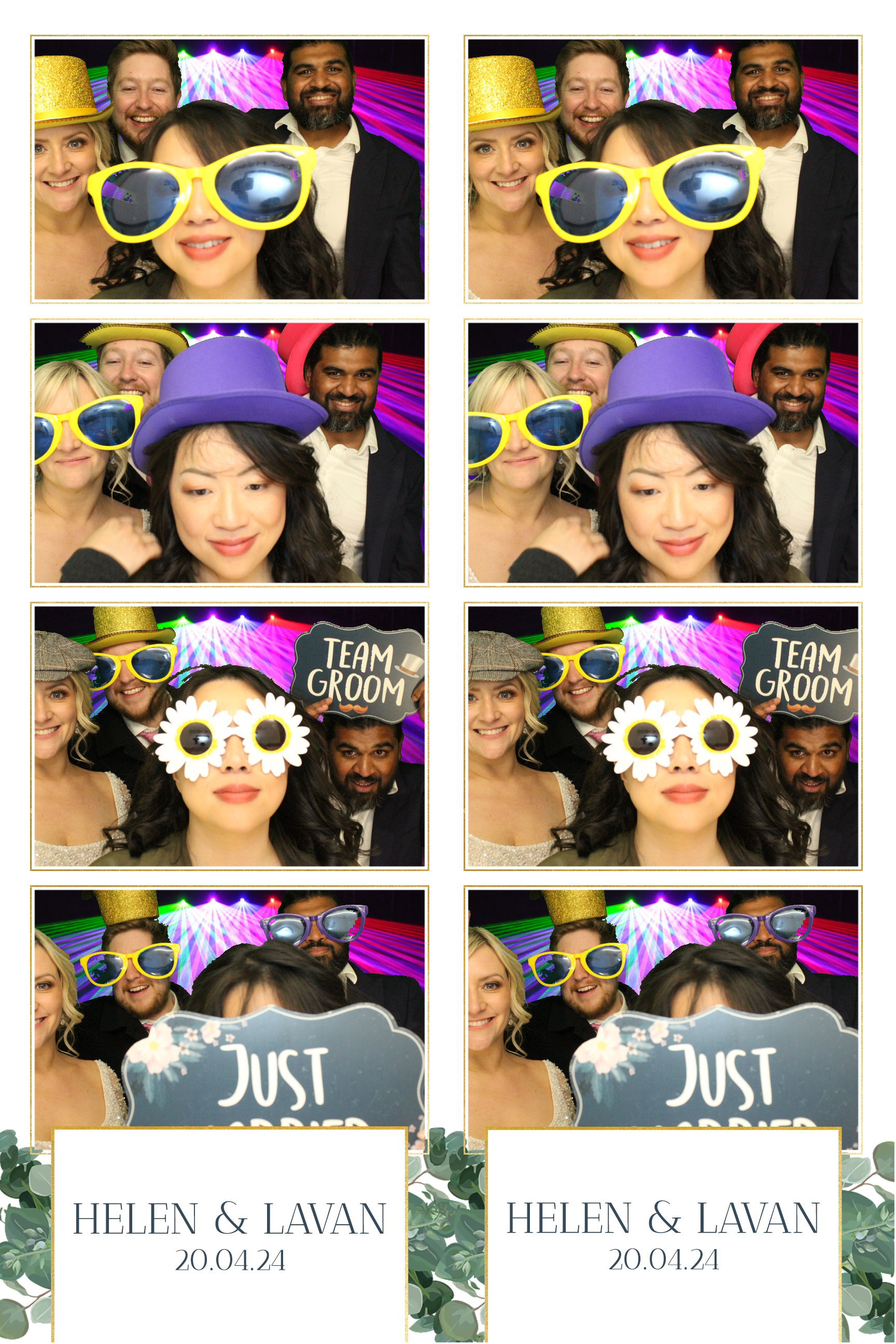 Helen & Lavan | View more photos from the event at images.mobile-photo-booth.com/u/MobilePhotoBoothUK/Helen-Lavan