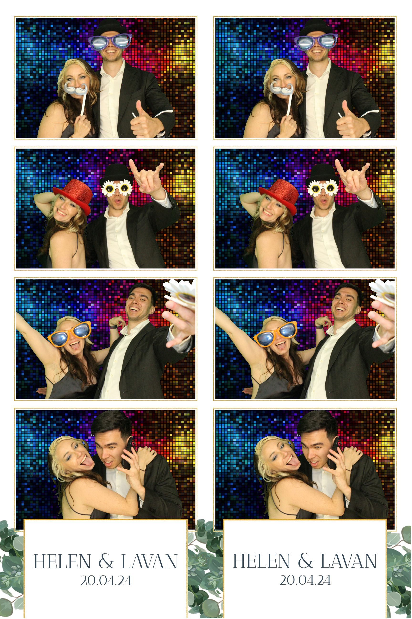Helen & Lavan | View more photos from the event at images.mobile-photo-booth.com/u/MobilePhotoBoothUK/Helen-Lavan