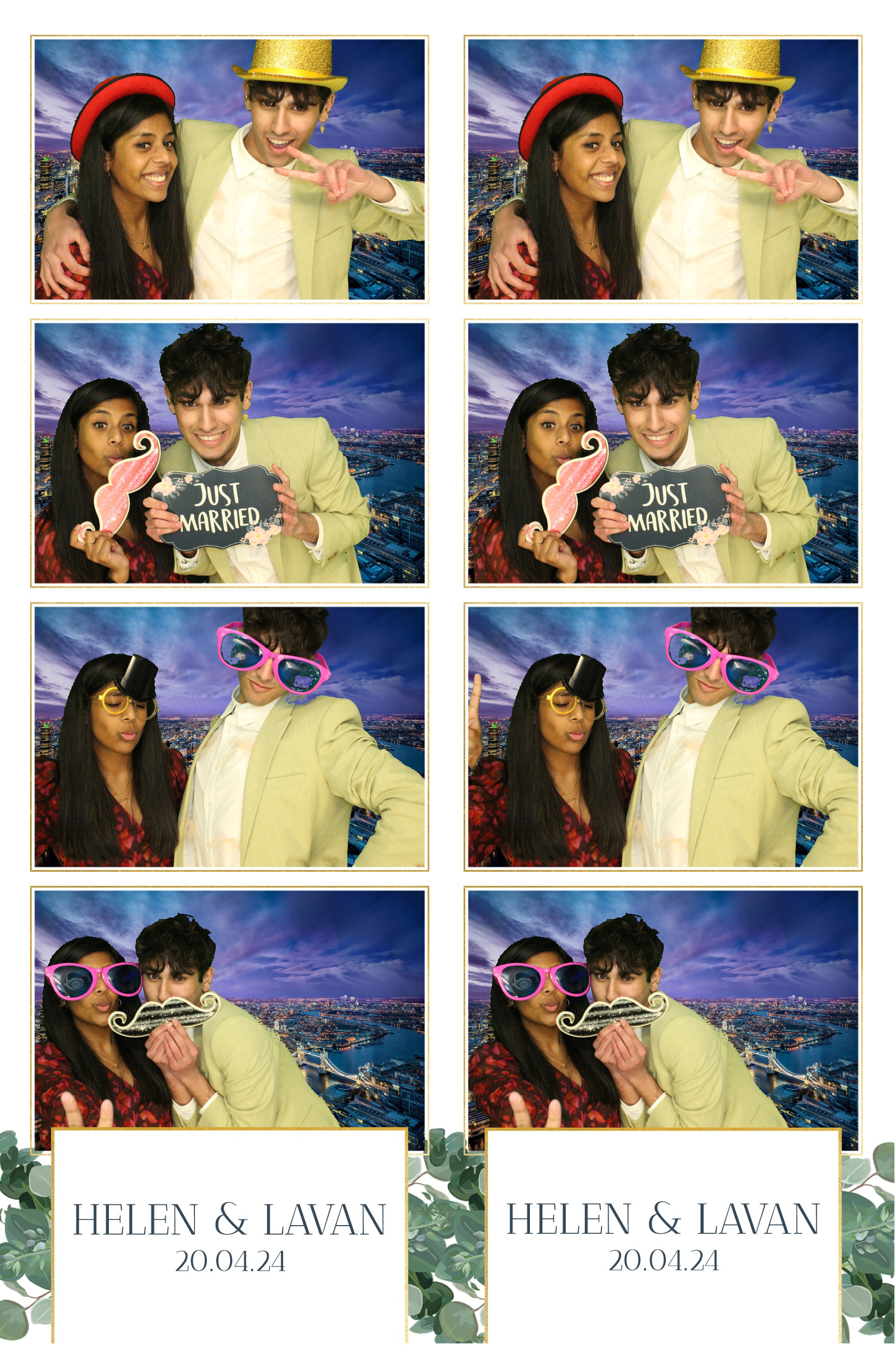 Helen & Lavan | View more photos from the event at images.mobile-photo-booth.com/u/MobilePhotoBoothUK/Helen-Lavan