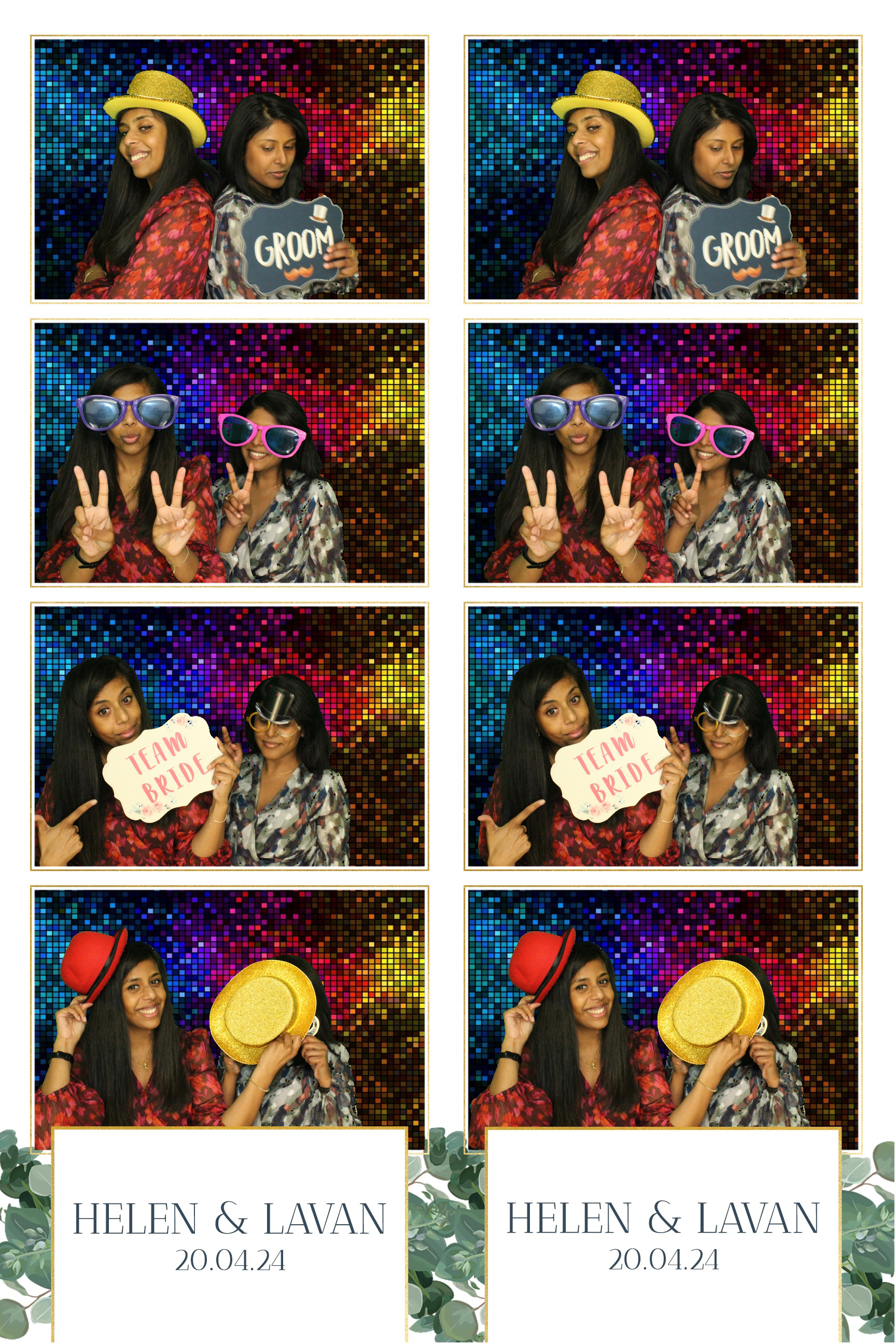 Helen & Lavan | View more photos from the event at images.mobile-photo-booth.com/u/MobilePhotoBoothUK/Helen-Lavan