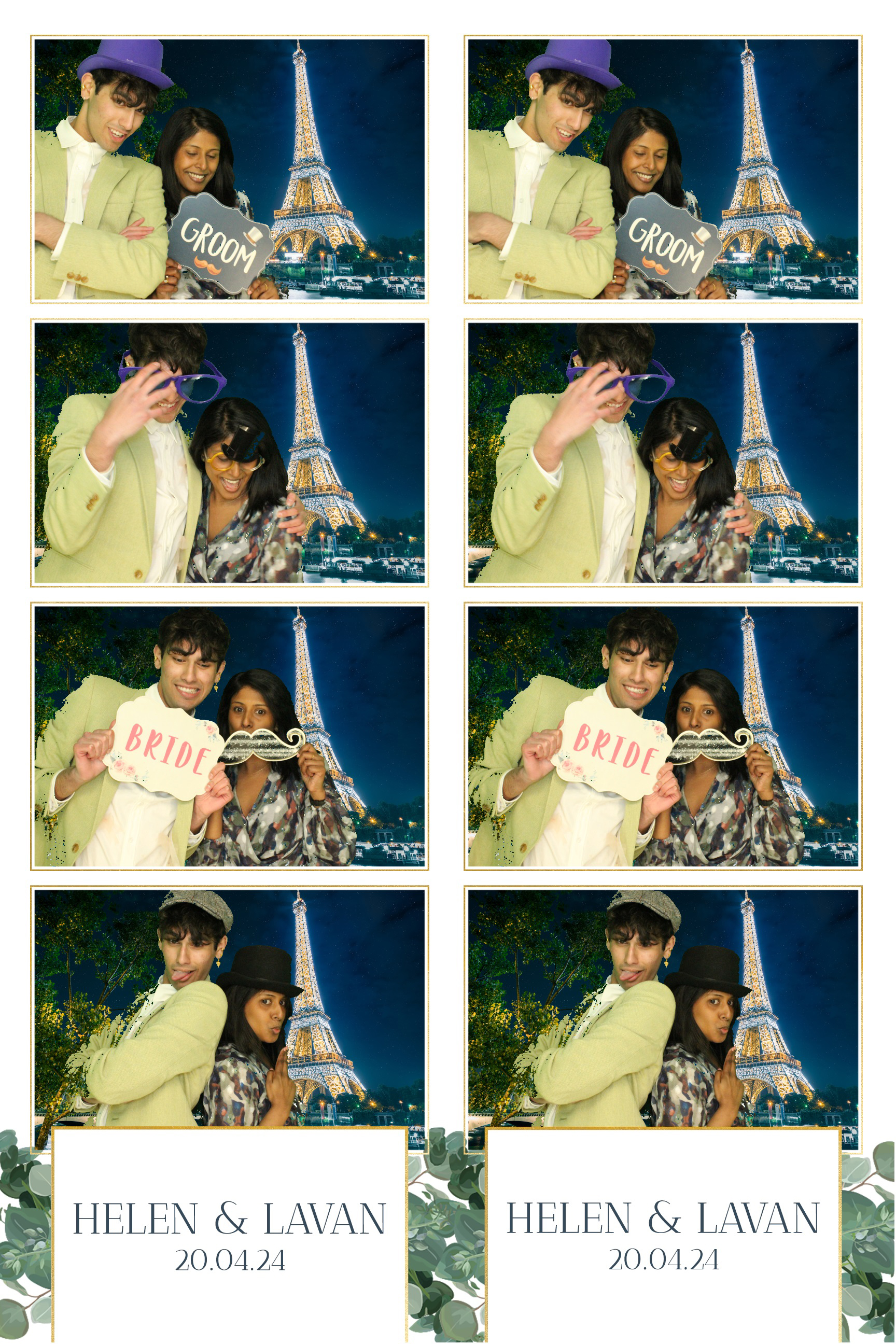Helen & Lavan | View more photos from the event at images.mobile-photo-booth.com/u/MobilePhotoBoothUK/Helen-Lavan