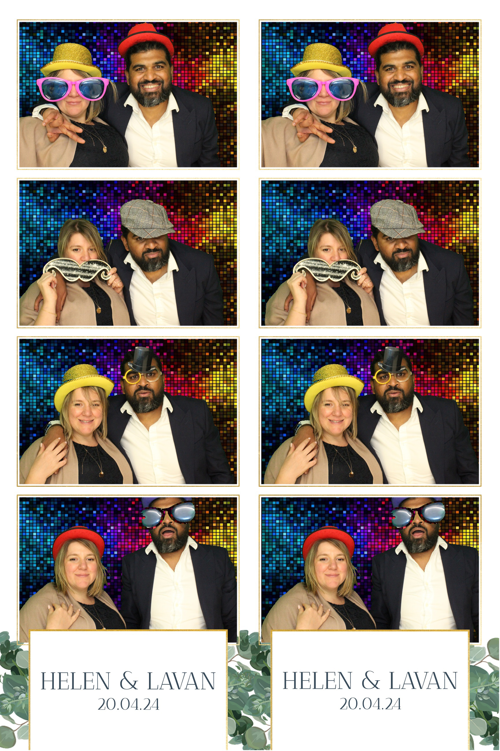 Helen & Lavan | View more photos from the event at images.mobile-photo-booth.com/u/MobilePhotoBoothUK/Helen-Lavan