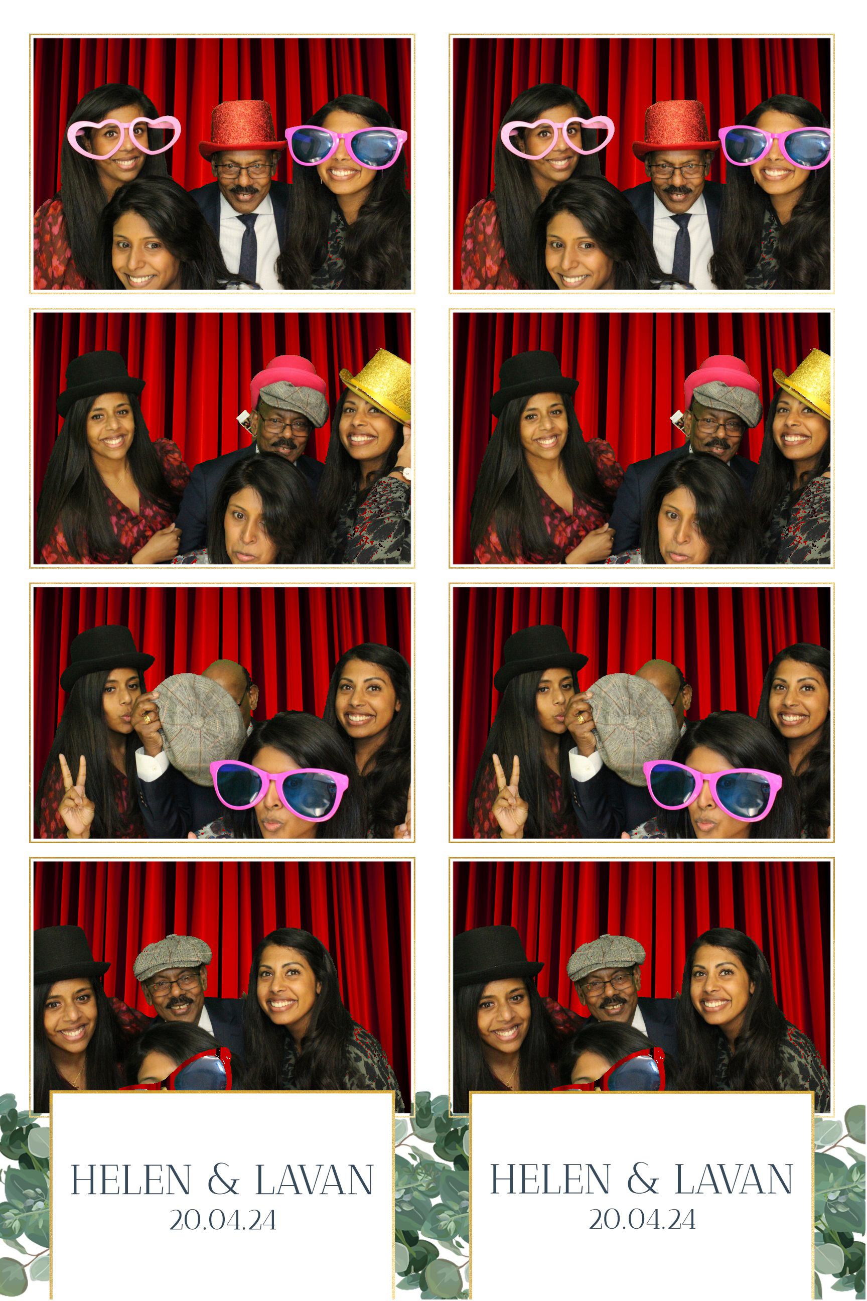 Helen & Lavan | View more photos from the event at images.mobile-photo-booth.com/u/MobilePhotoBoothUK/Helen-Lavan