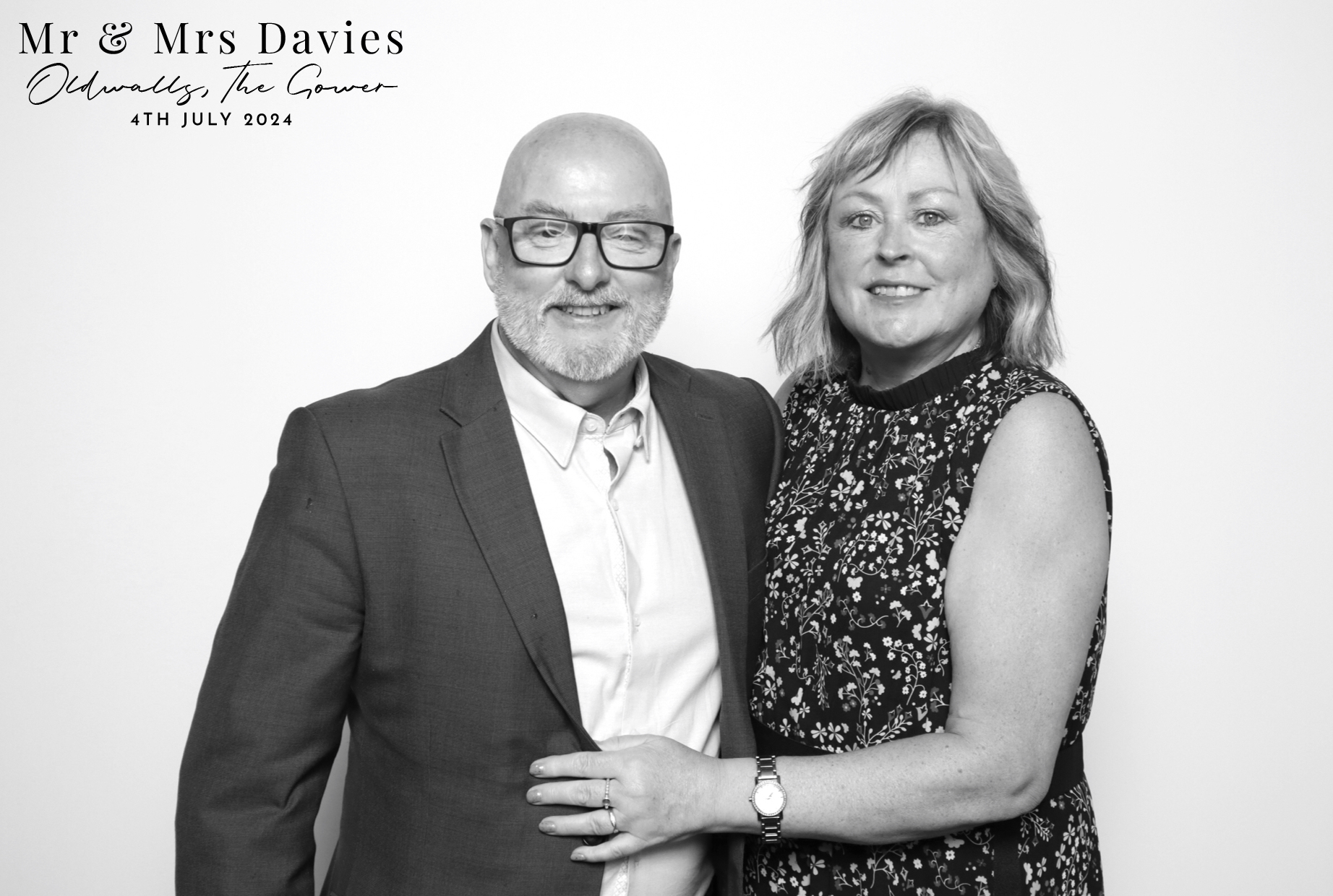 Mr & Mrs Davies | View more photos from the event at images.mobile-photo-booth.com/u/MobilePhotoBoothUK/Mr-Mrs-Davies
