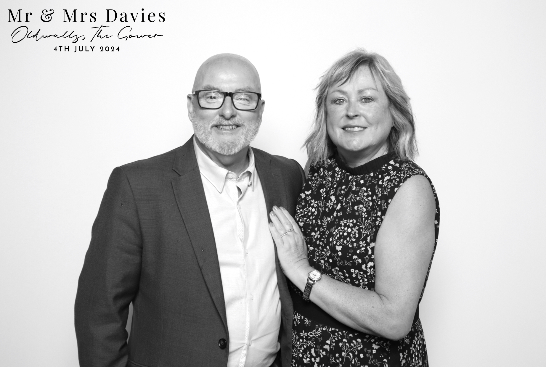 Mr & Mrs Davies | View more photos from the event at images.mobile-photo-booth.com/u/MobilePhotoBoothUK/Mr-Mrs-Davies