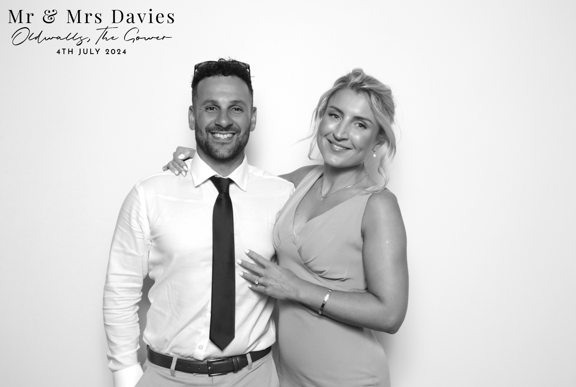 Mr & Mrs Davies | View more photos from the event at images.mobile-photo-booth.com/u/MobilePhotoBoothUK/Mr-Mrs-Davies