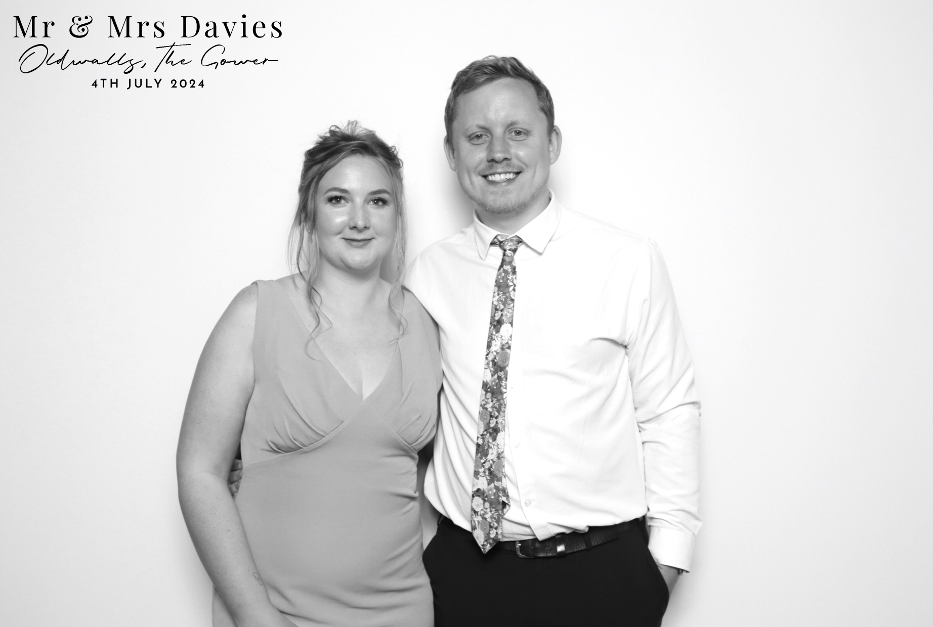 Mr & Mrs Davies | View more photos from the event at images.mobile-photo-booth.com/u/MobilePhotoBoothUK/Mr-Mrs-Davies