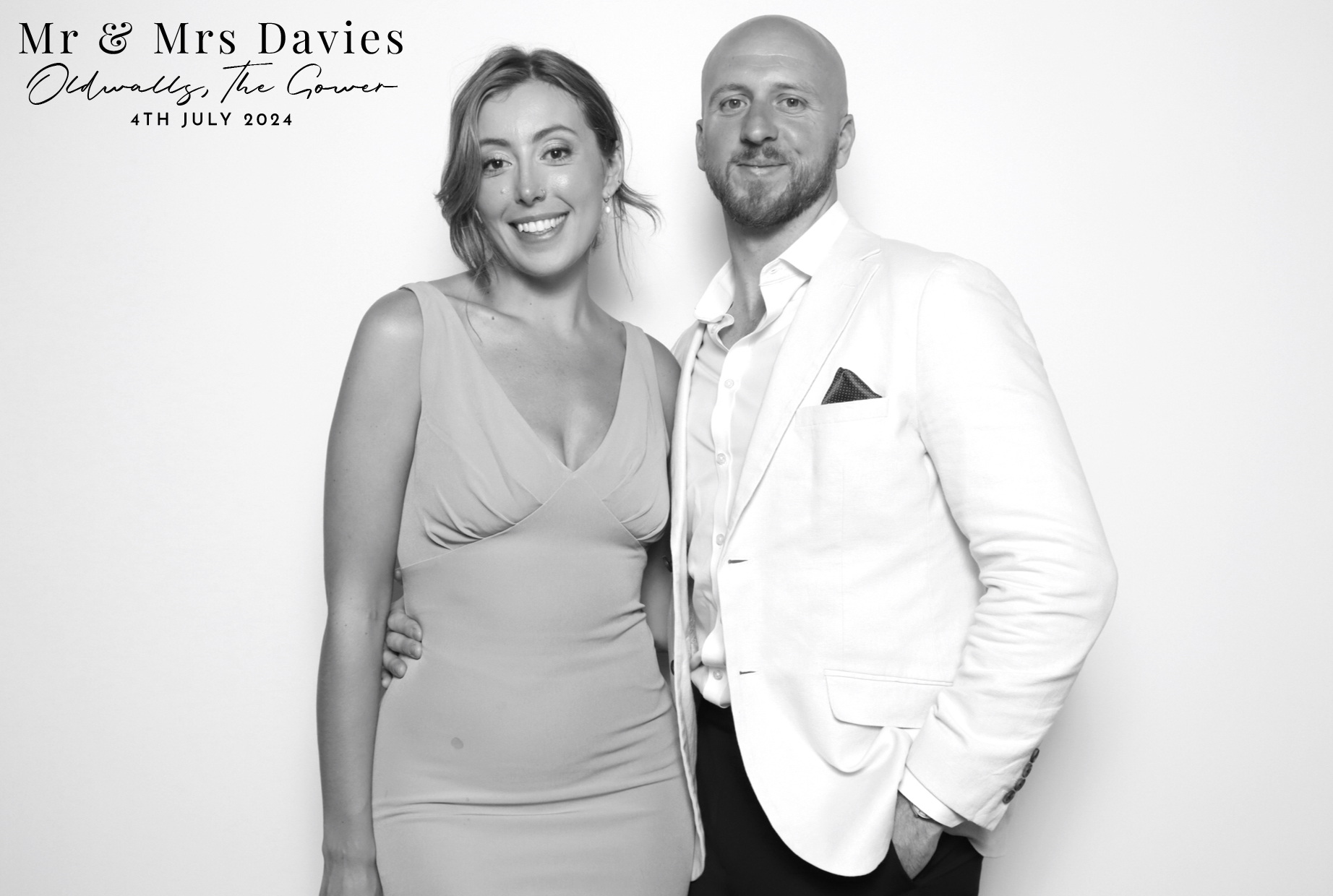 Mr & Mrs Davies | View more photos from the event at images.mobile-photo-booth.com/u/MobilePhotoBoothUK/Mr-Mrs-Davies